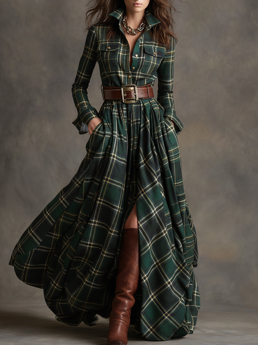 Poppy - Classic Belted Shirt Dress