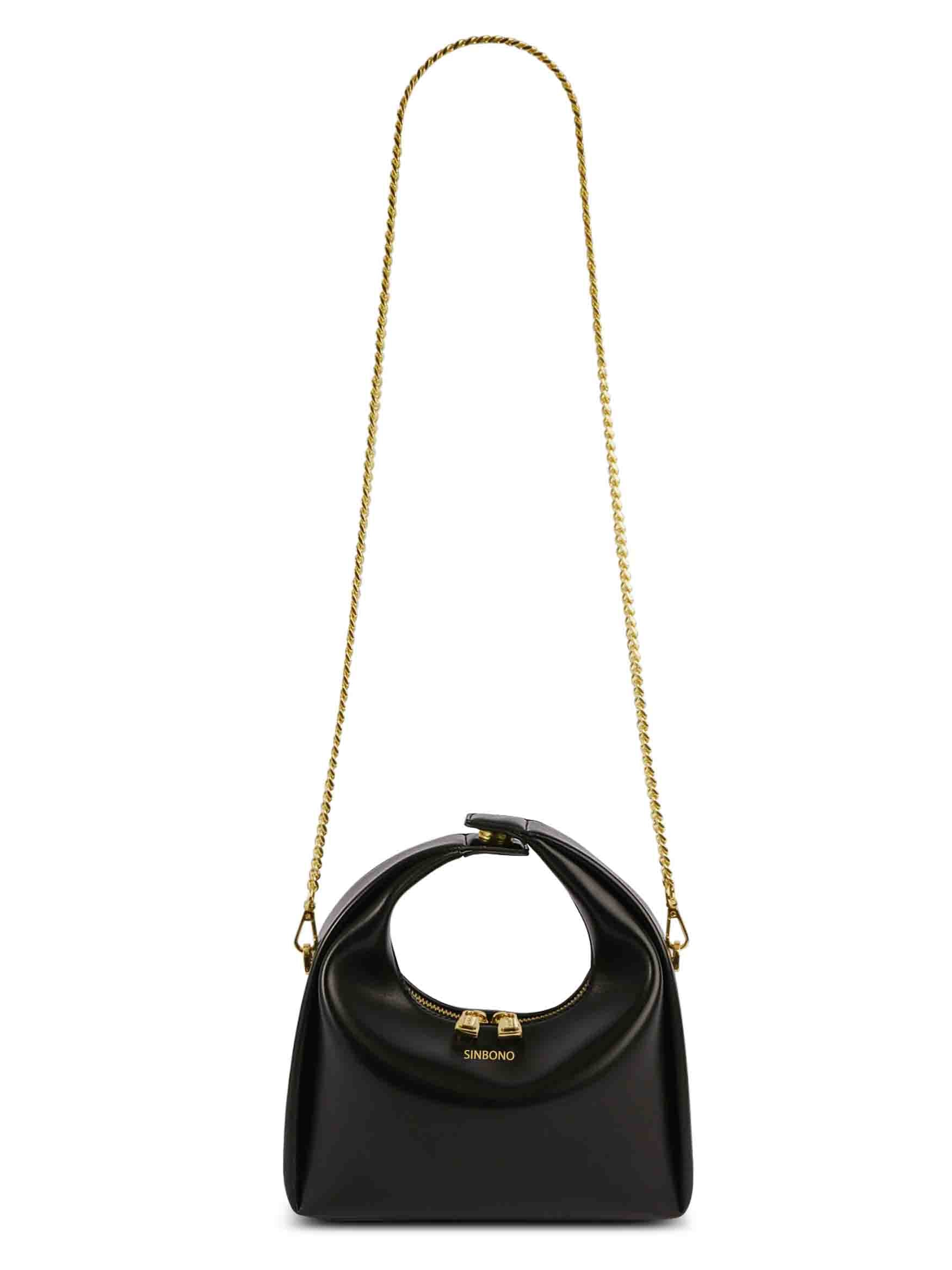 Medium Vienna Top Handle Crossbody Bag - Black