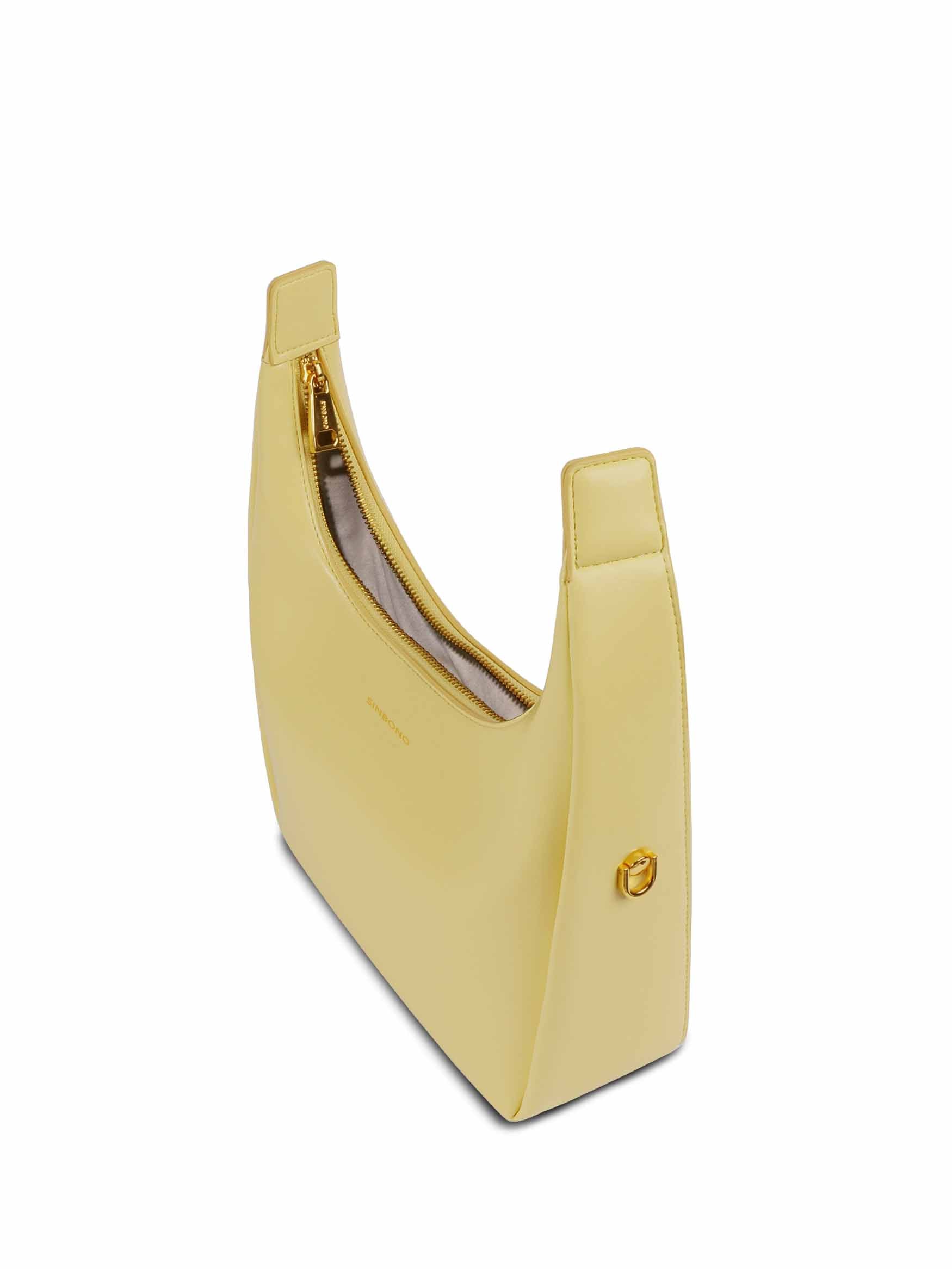 Medium Vienna Top Handle Crossbody Bag - Light Yellow