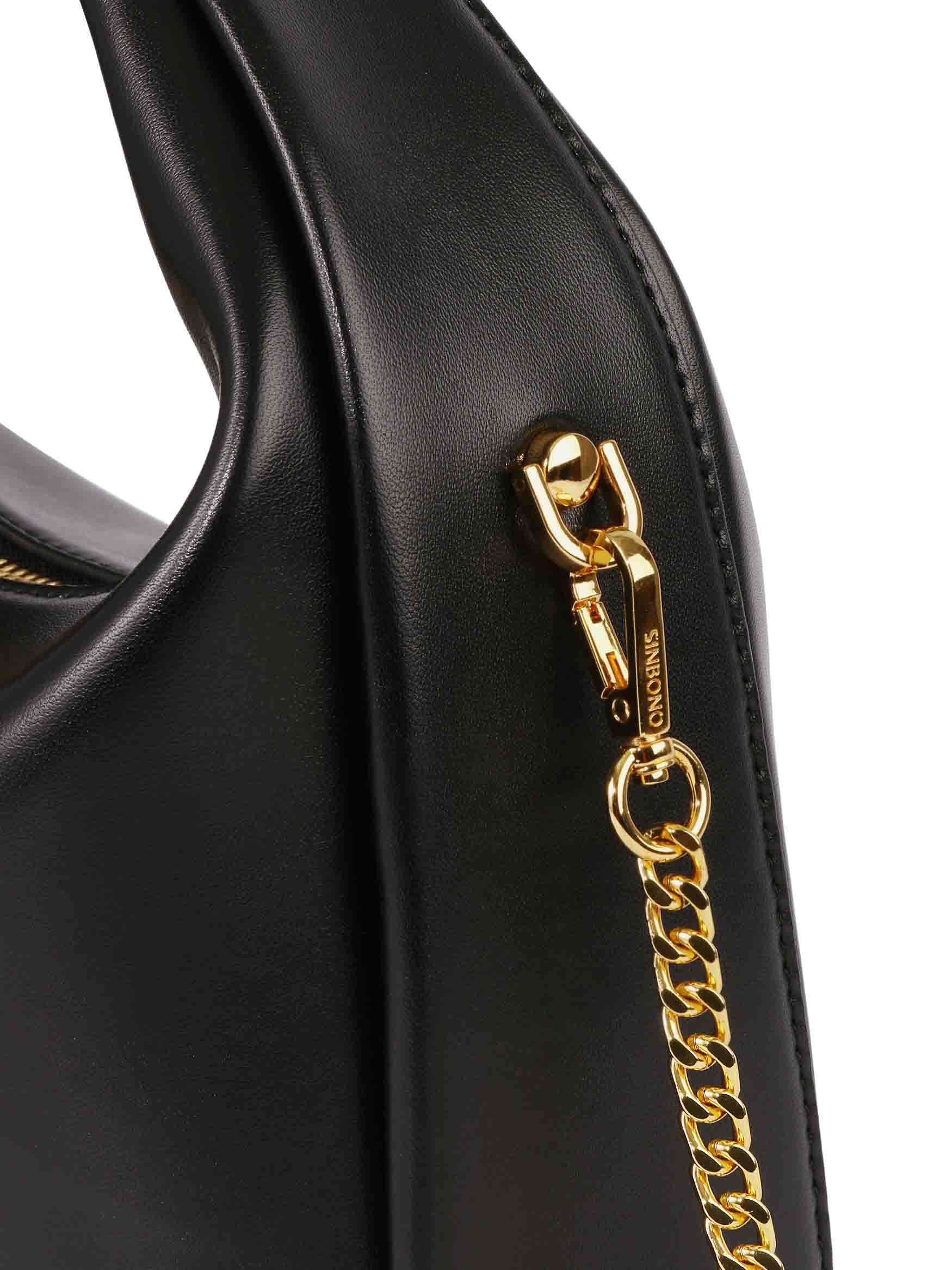 Medium Vienna Top Handle Crossbody Bag - Black