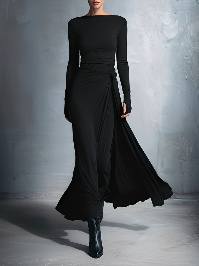 Lyla - Elegant Fluid Maxi Dress