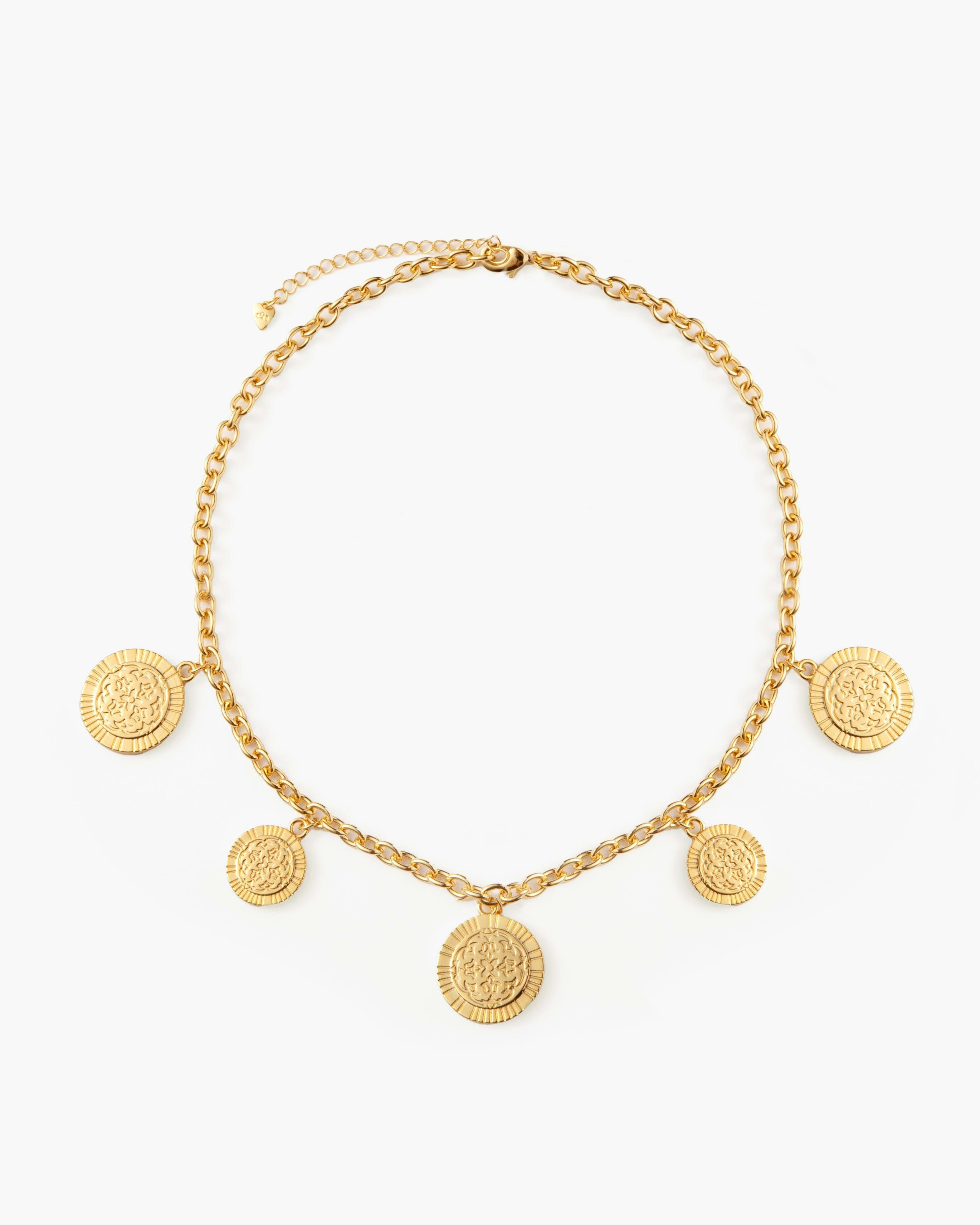 Golden Hojas Necklace