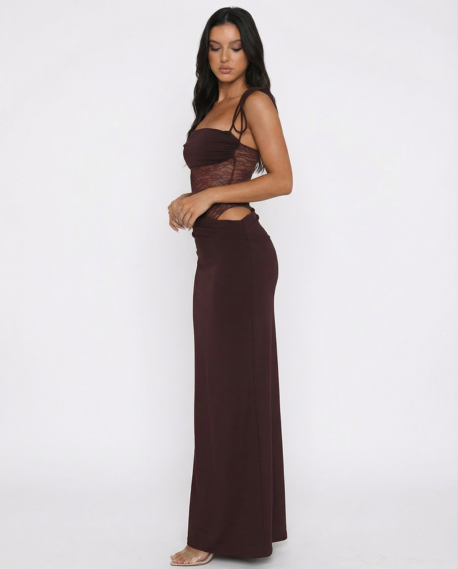 Jessica | Lace Panel Maxi