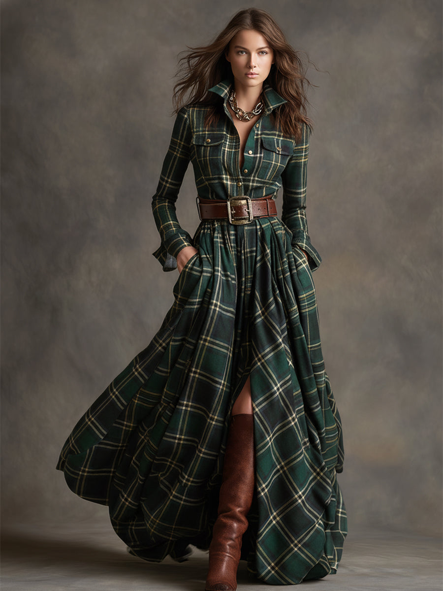 Poppy - Classic Belted Shirt Dress