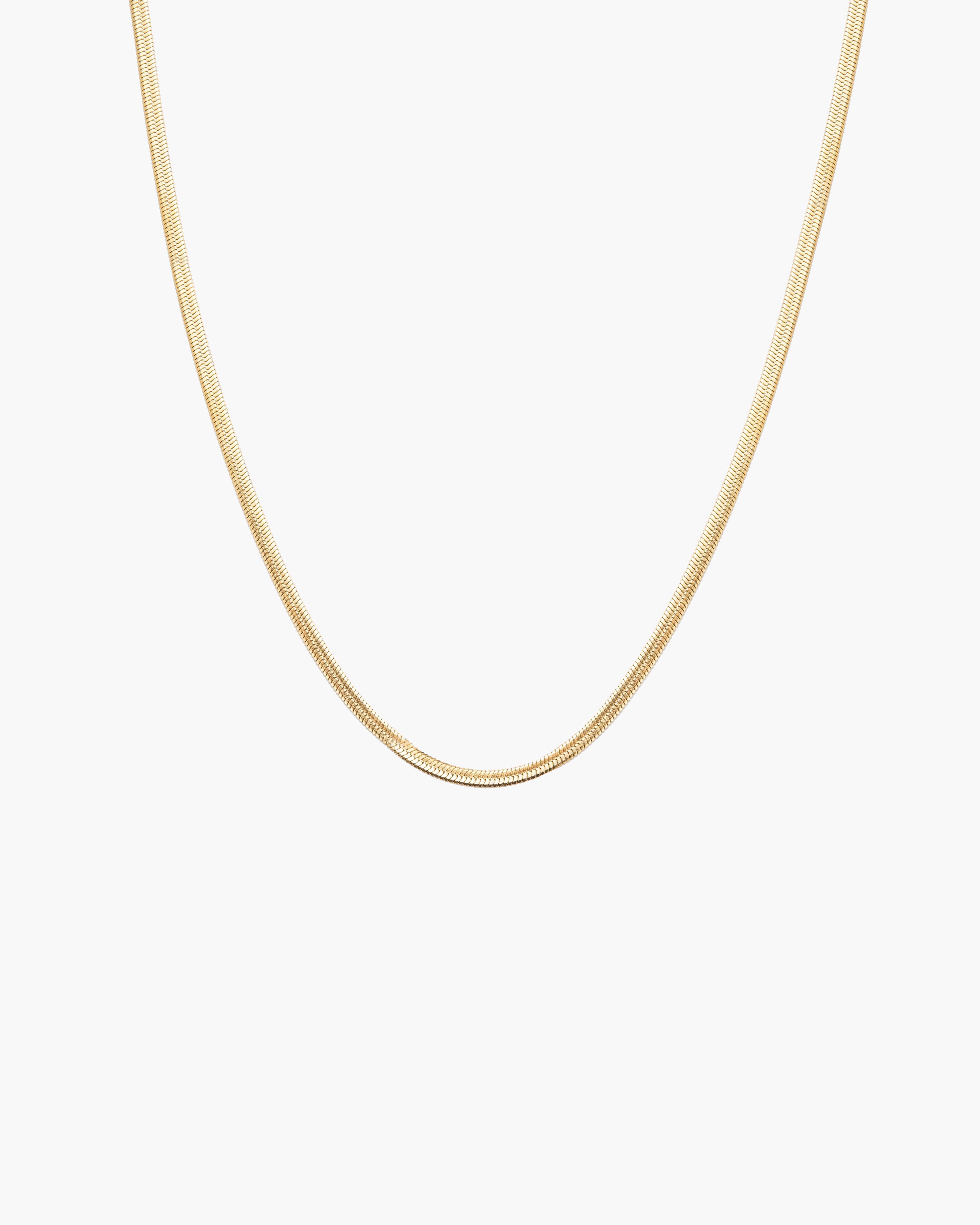 3mm Herringbone Chain Necklace