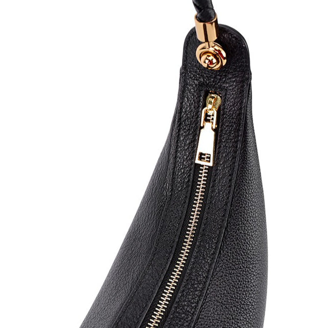 Artisanal Dual-Woven Hobo Shoulder Genuine Leather Bag