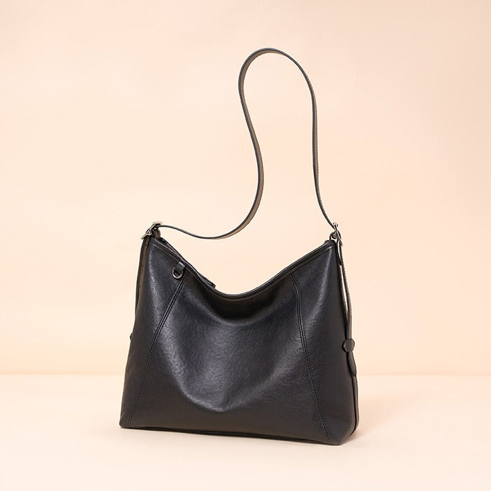 The Heritage Boston Genuine Leather Bag - Classic Top-Handle Bowling Tote
