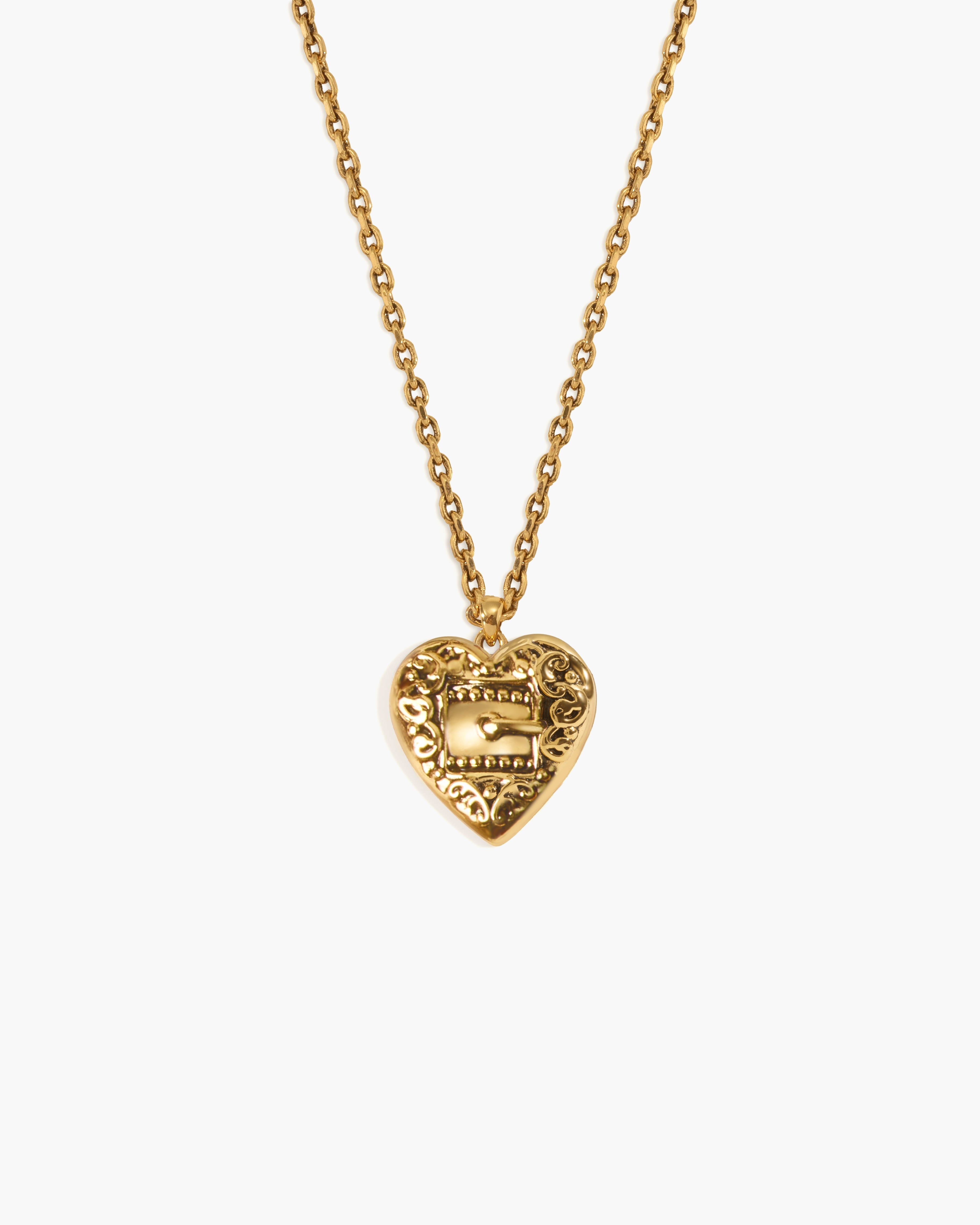 Belted Heart Necklace