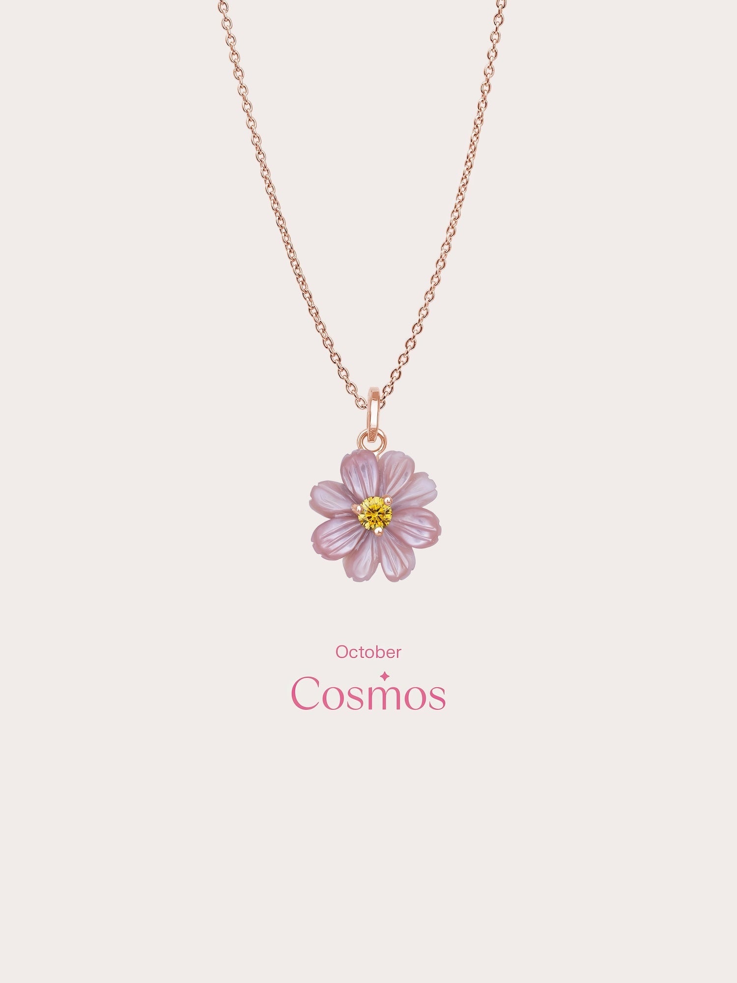 Carved Cosmos Necklace