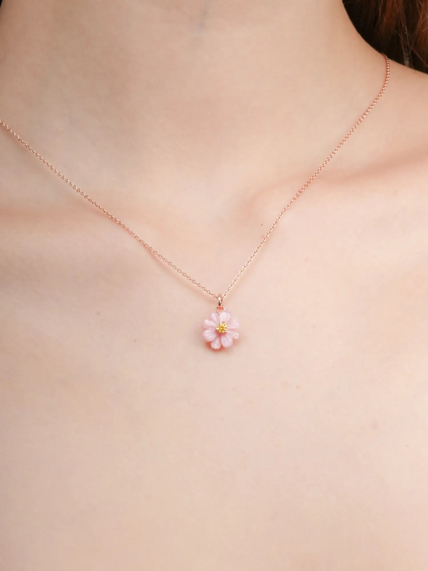 Carved Cosmos Necklace