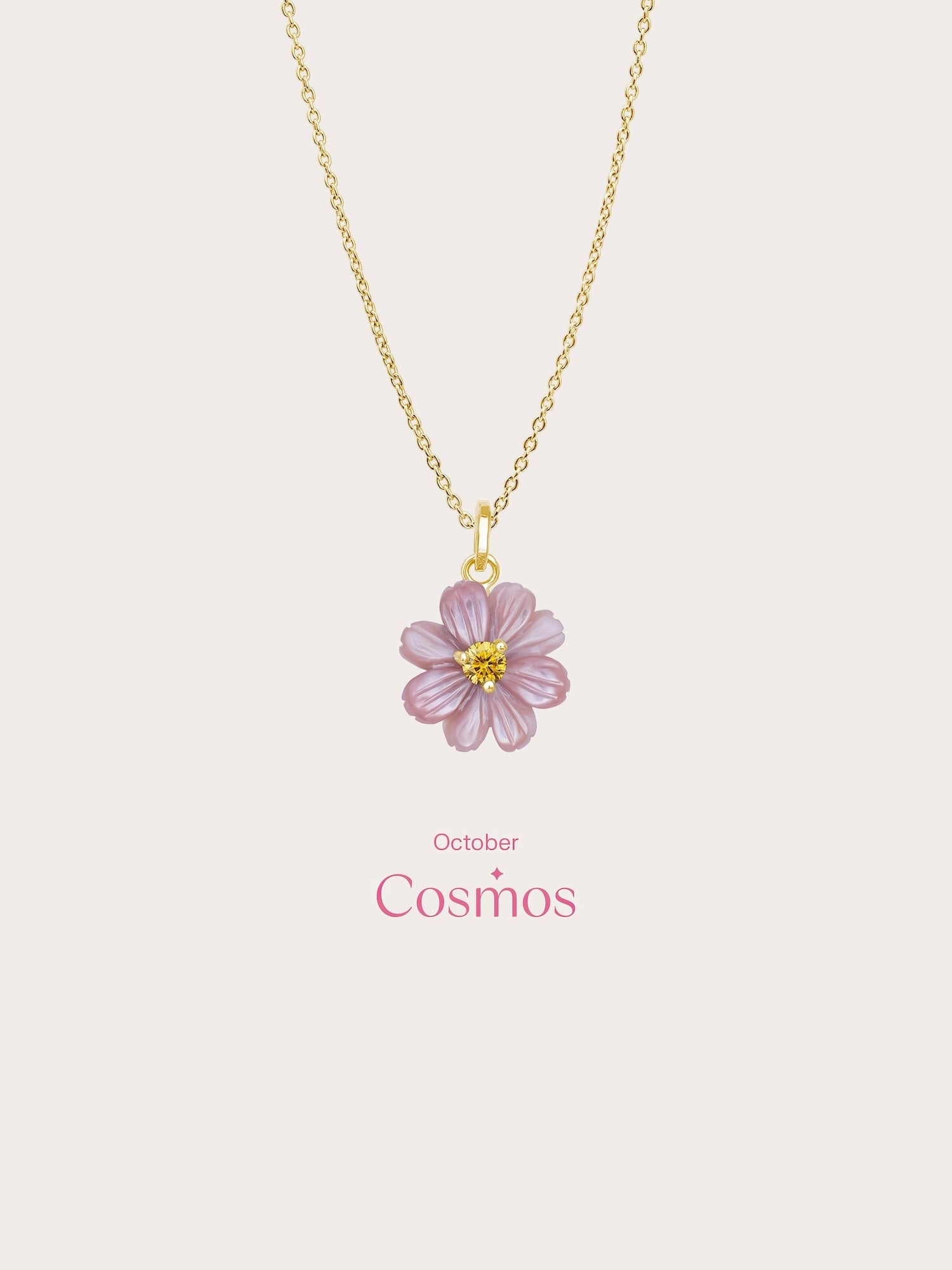 Carved Cosmos Necklace