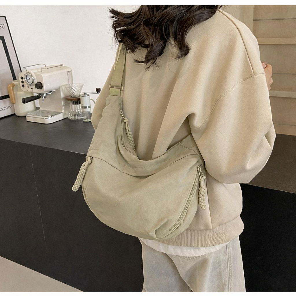 Heritage Dumpling Crossbody - Sand Drift