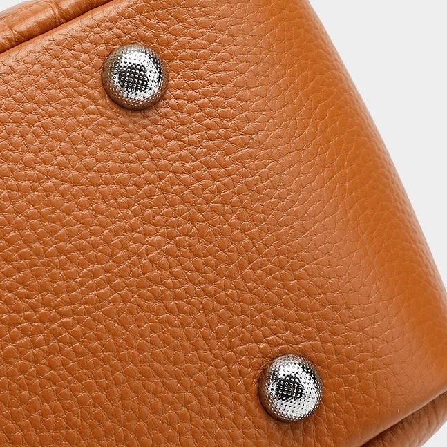 Women's Genuine Leather Croc-Embossed Crossbody Bag