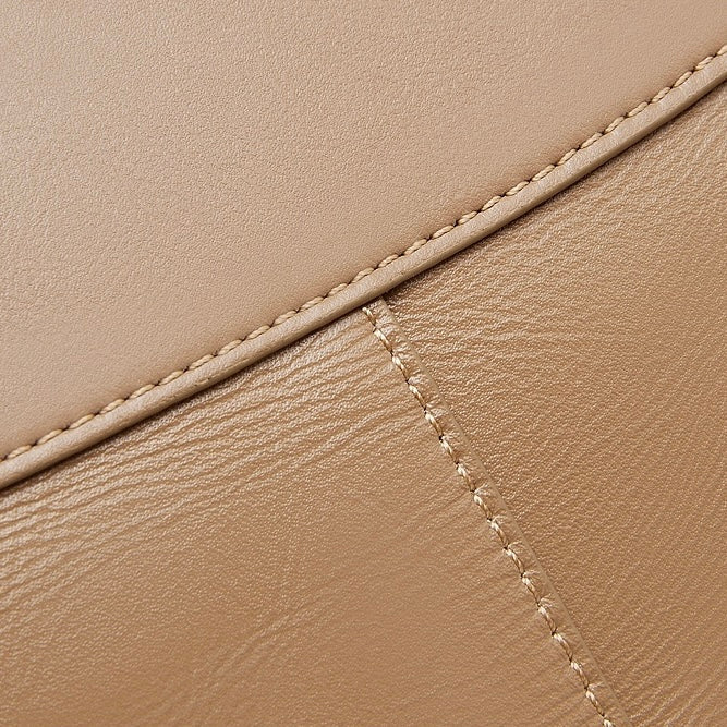Women's Minimalist Genuine Leather Tote Bag
