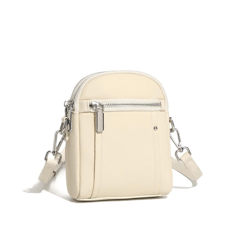 TOGO Cowhide Crossbody Versatile Fashion Phone Shoulder Bag