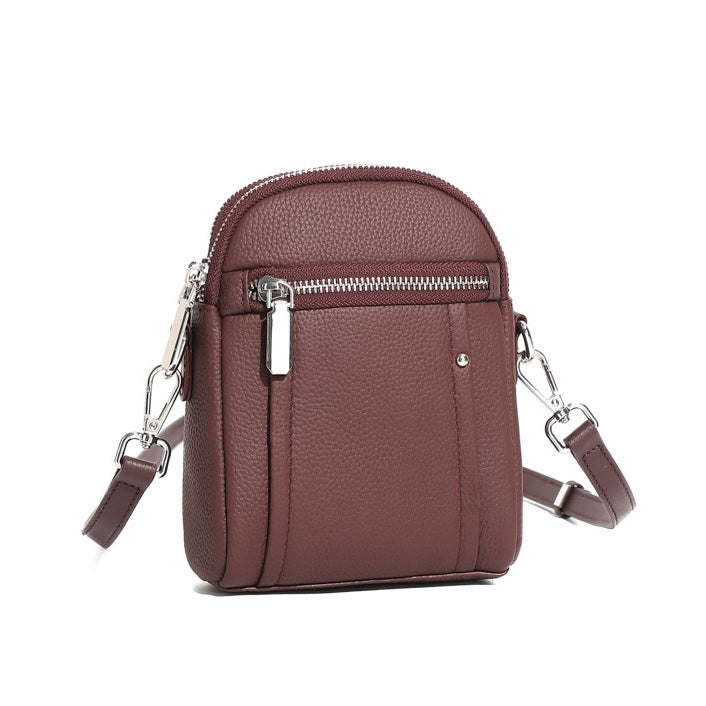 TOGO Cowhide Crossbody Versatile Fashion Phone Shoulder Bag