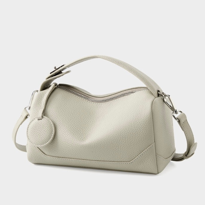 Women's Genuine Leather Boston Bag