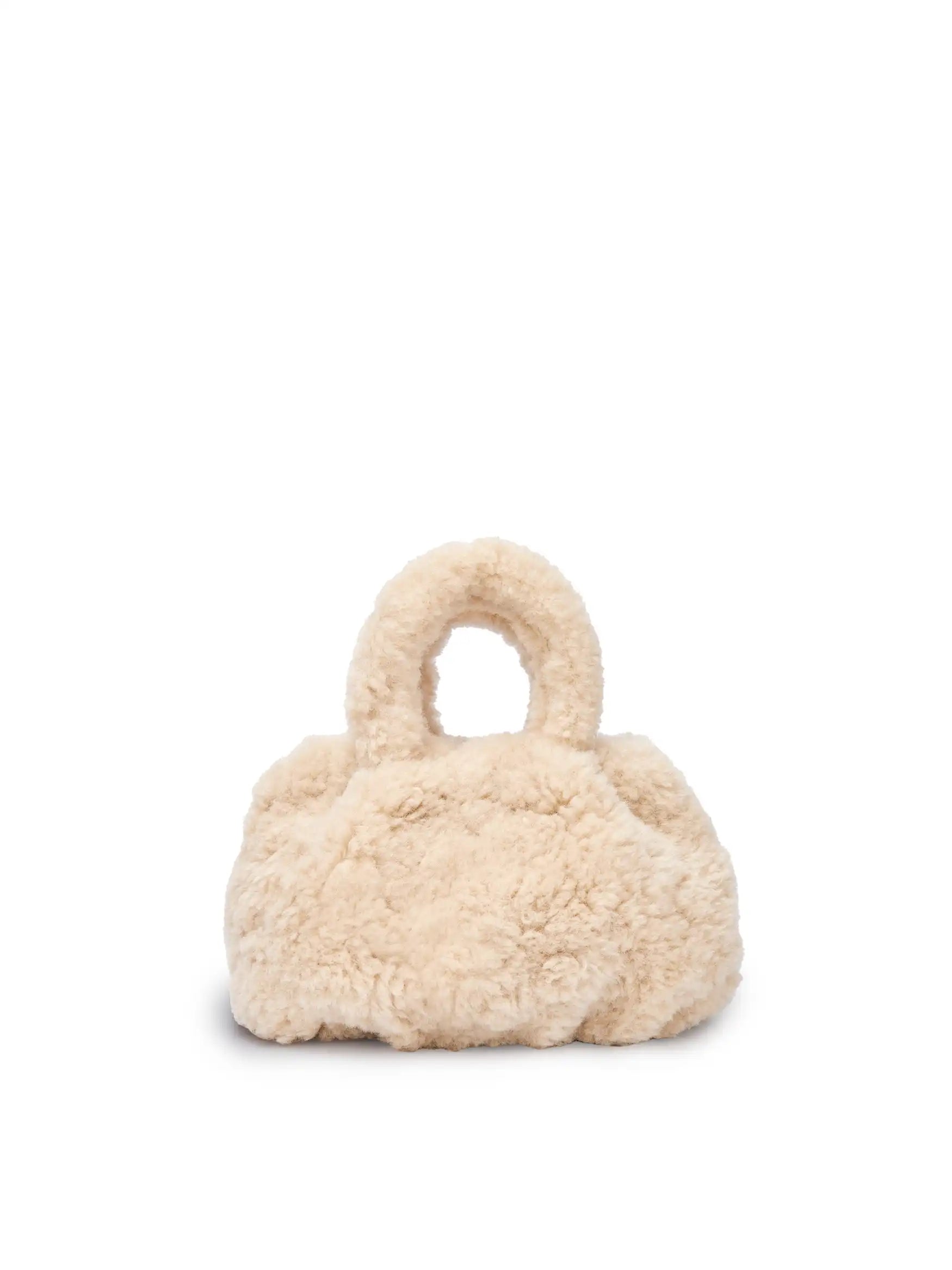 Gal Top Handle Crossbody Bag - Light Beige