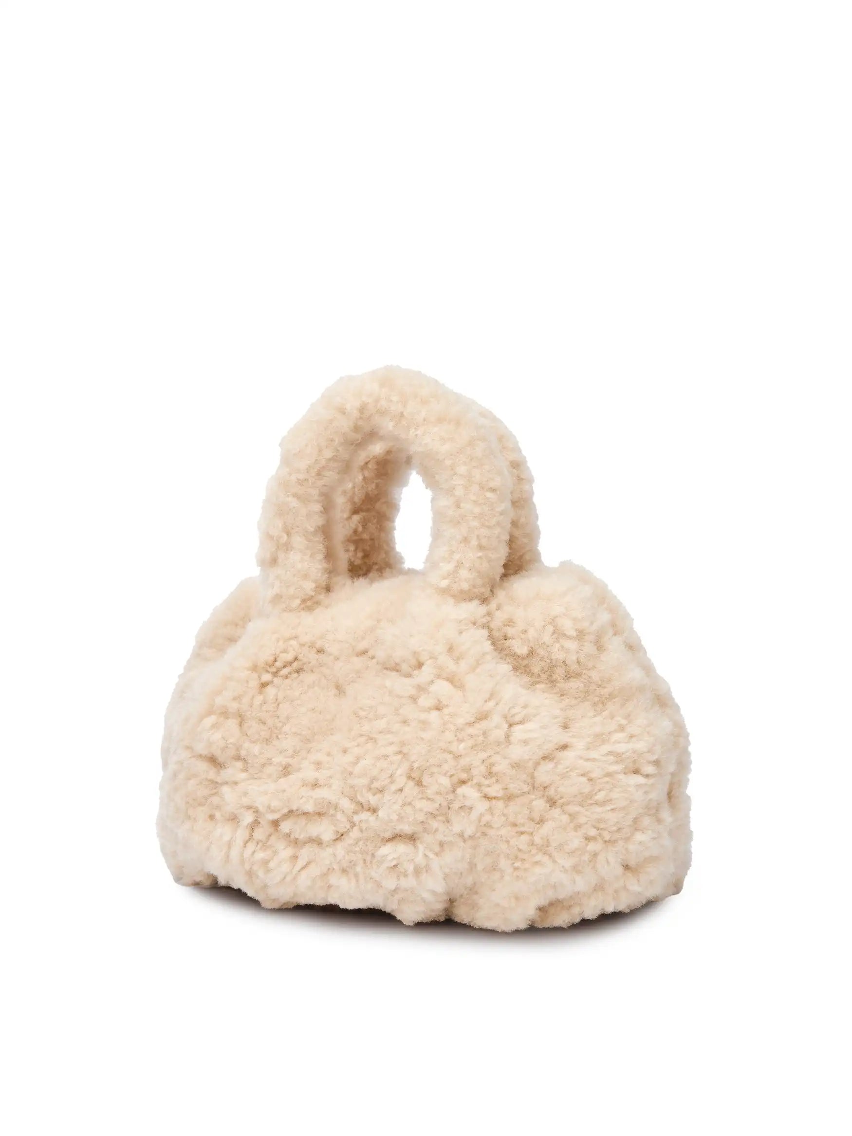 Gal Top Handle Crossbody Bag - Light Beige