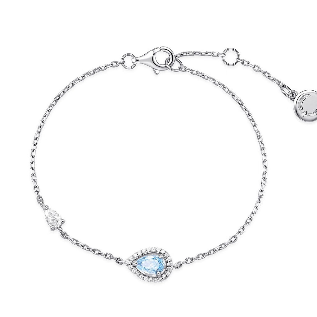 Ocean Blue Mermaid Tear Bracelet