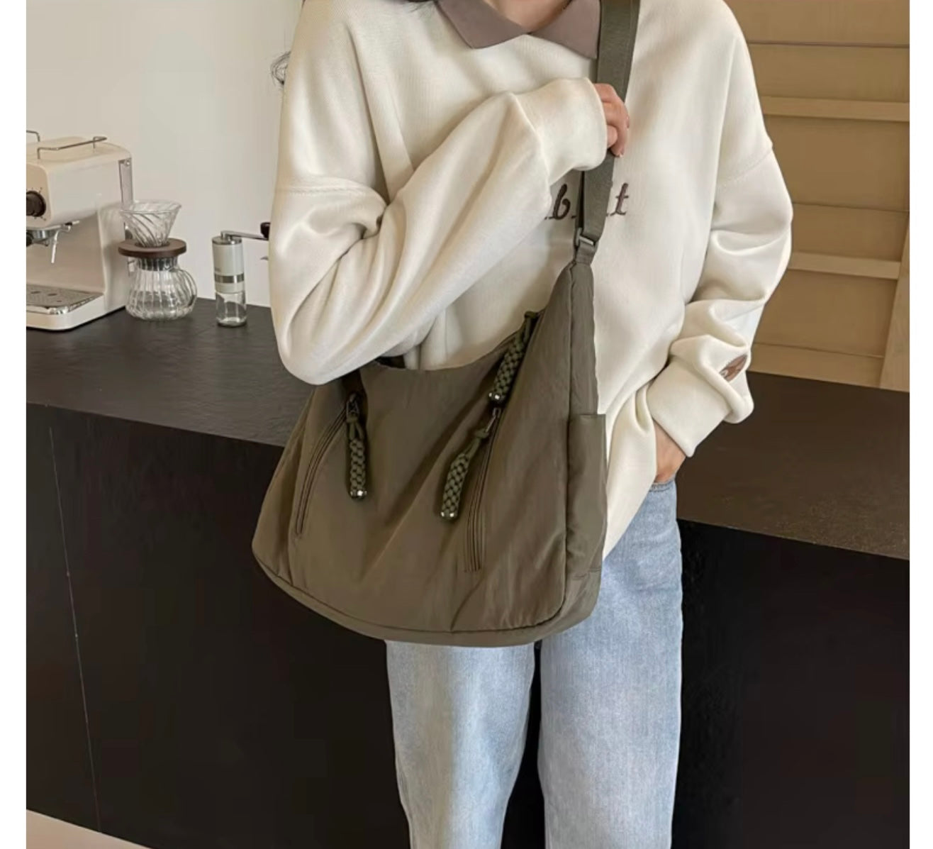 Heritage Nylon Shoulder Bag