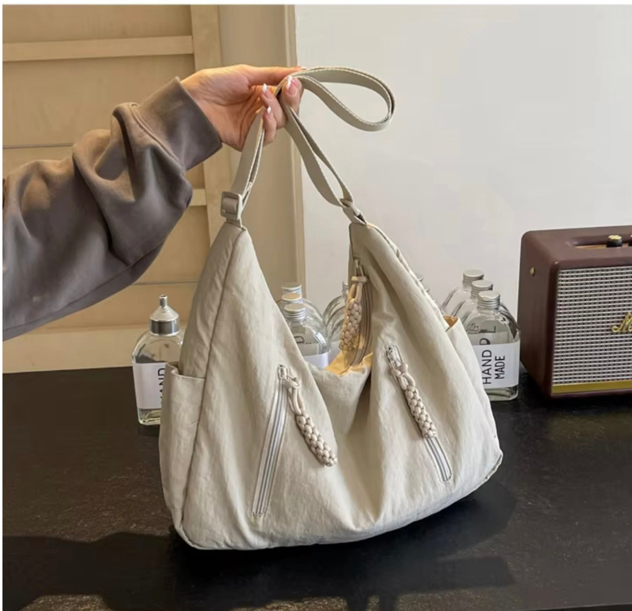 Heritage Nylon Shoulder Bag