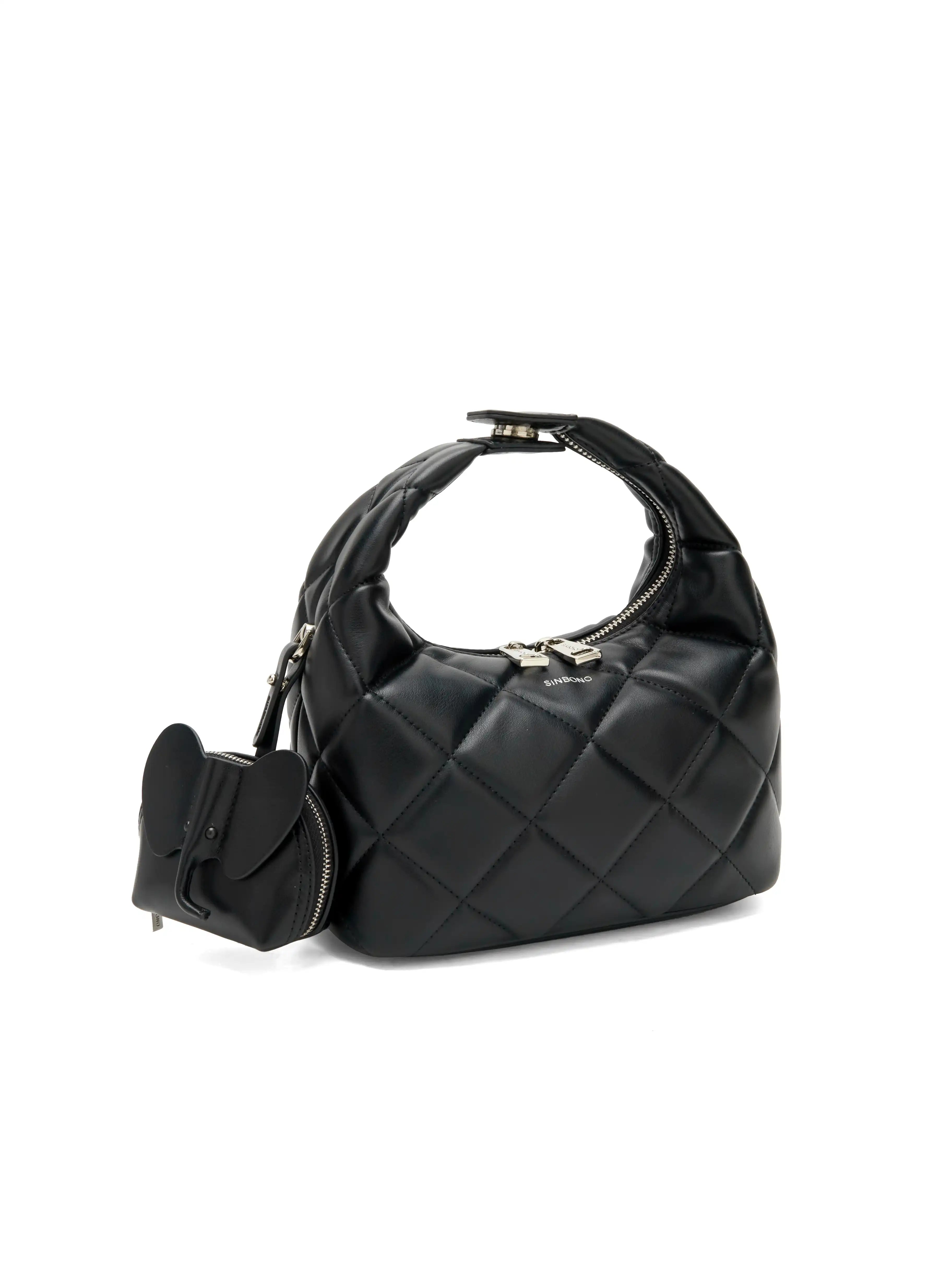 Vienna Top Handle Crossbody Bag(2.0)- Black