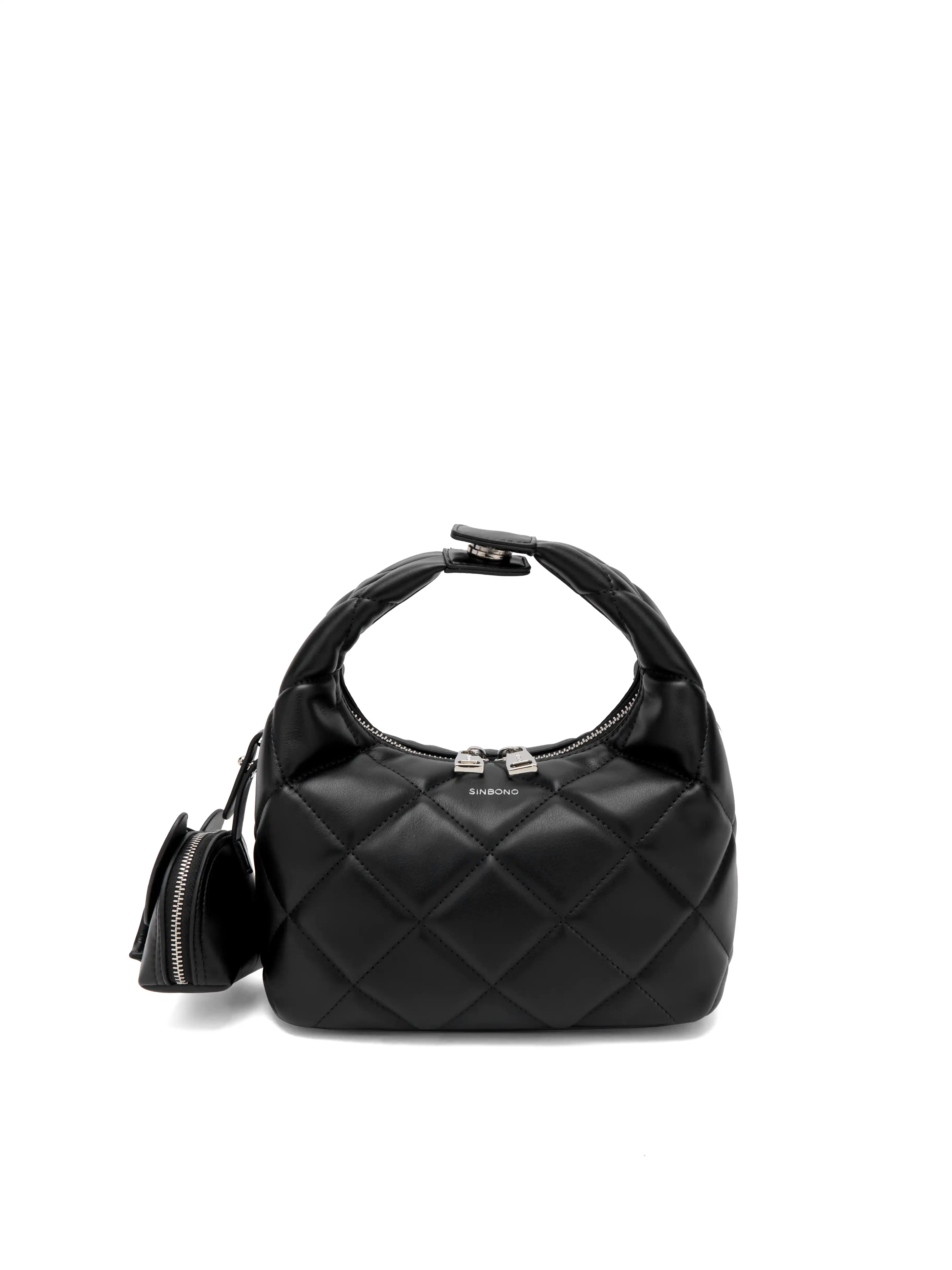 Vienna Top Handle Crossbody Bag(2.0)- Black