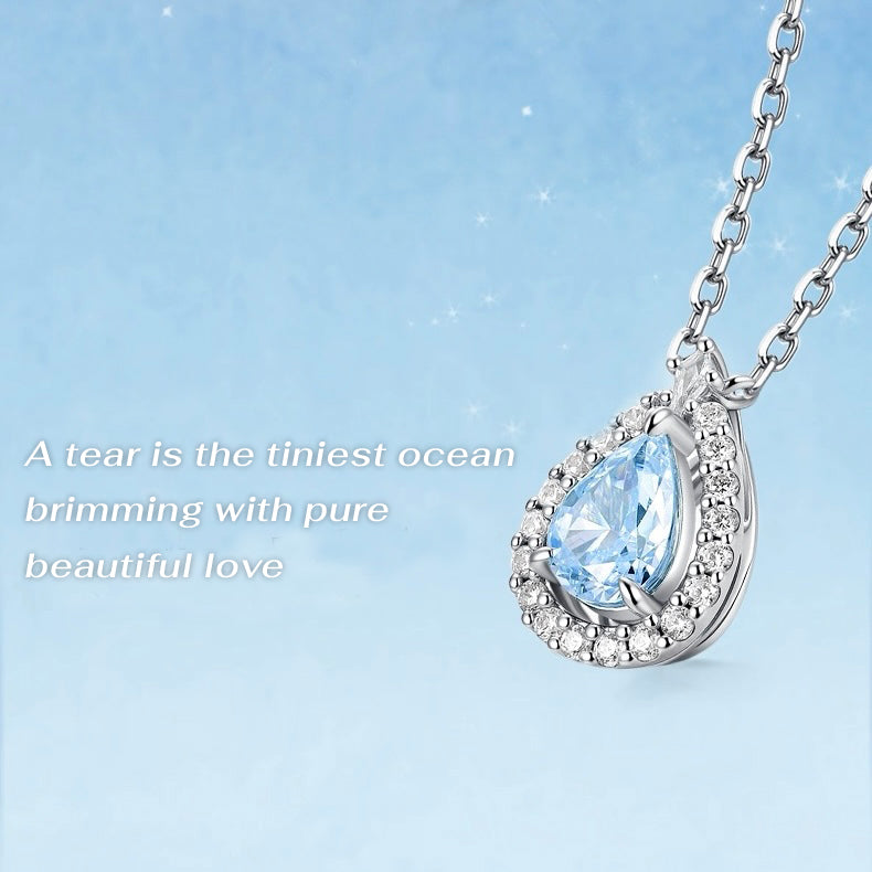 Ocean Blue Mermaid Tear Bracelet