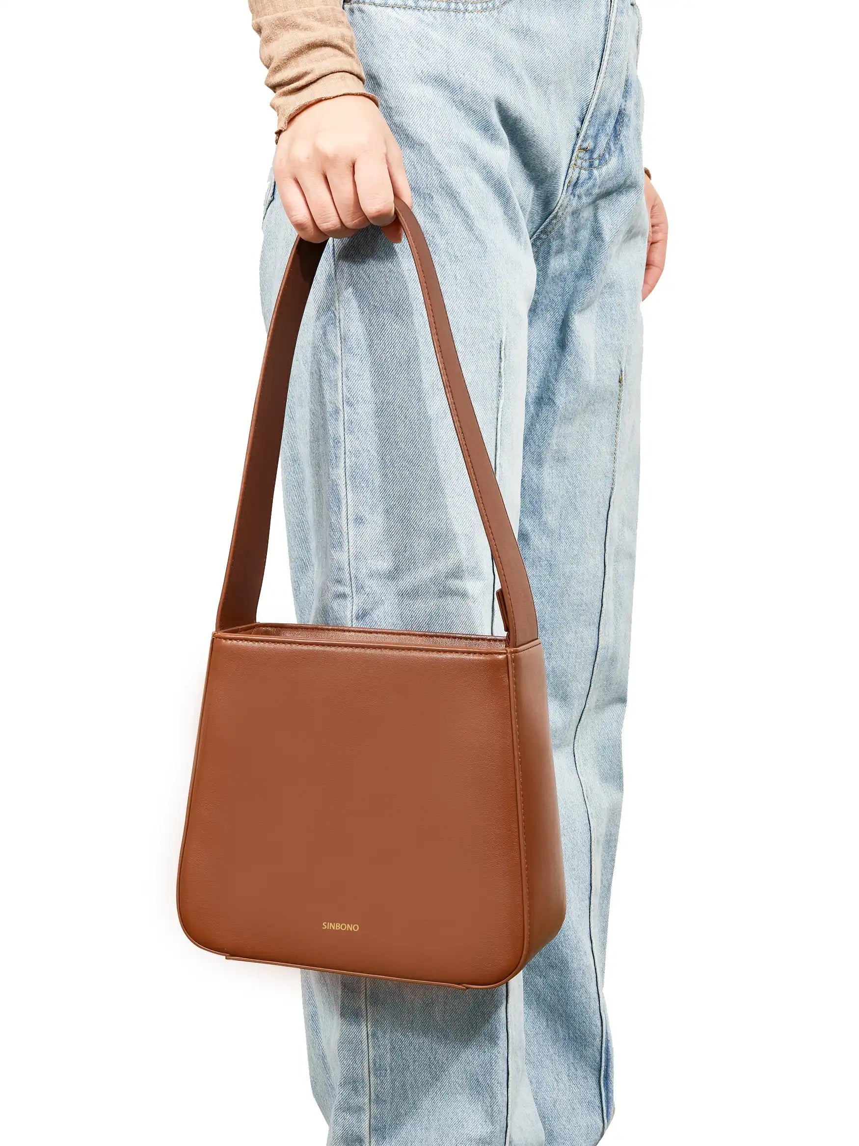 Betty Shoulder Bag- Brown