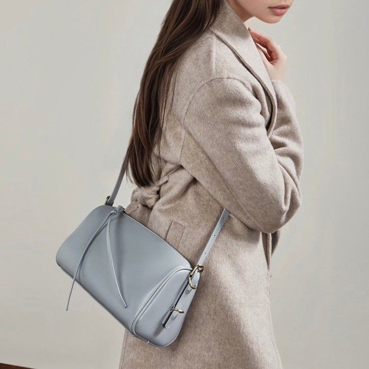 The Modern Cylinder Genuine Leather Bag - Versatile 2-Way Carry Barrel Purse