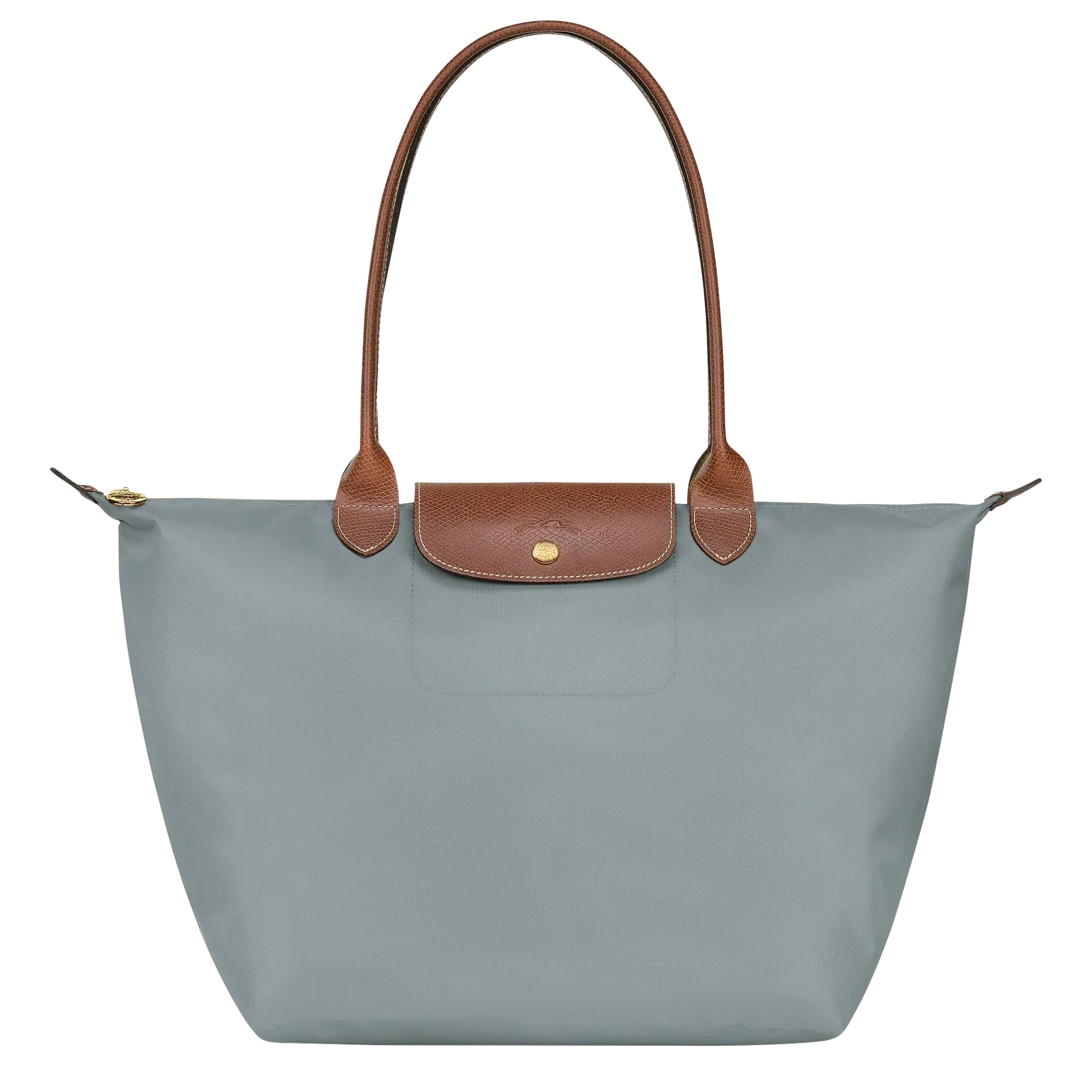 Heritage Allure - Large Le Pliage Tote, Steel