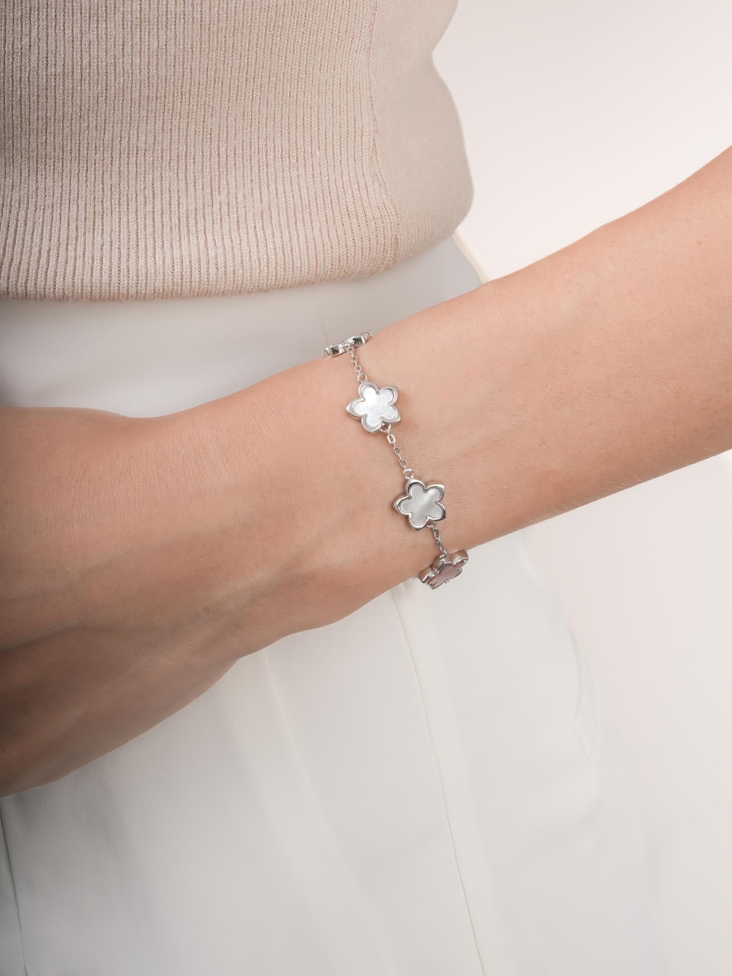 Mother of Pearl Sakura Reversible Bracelet