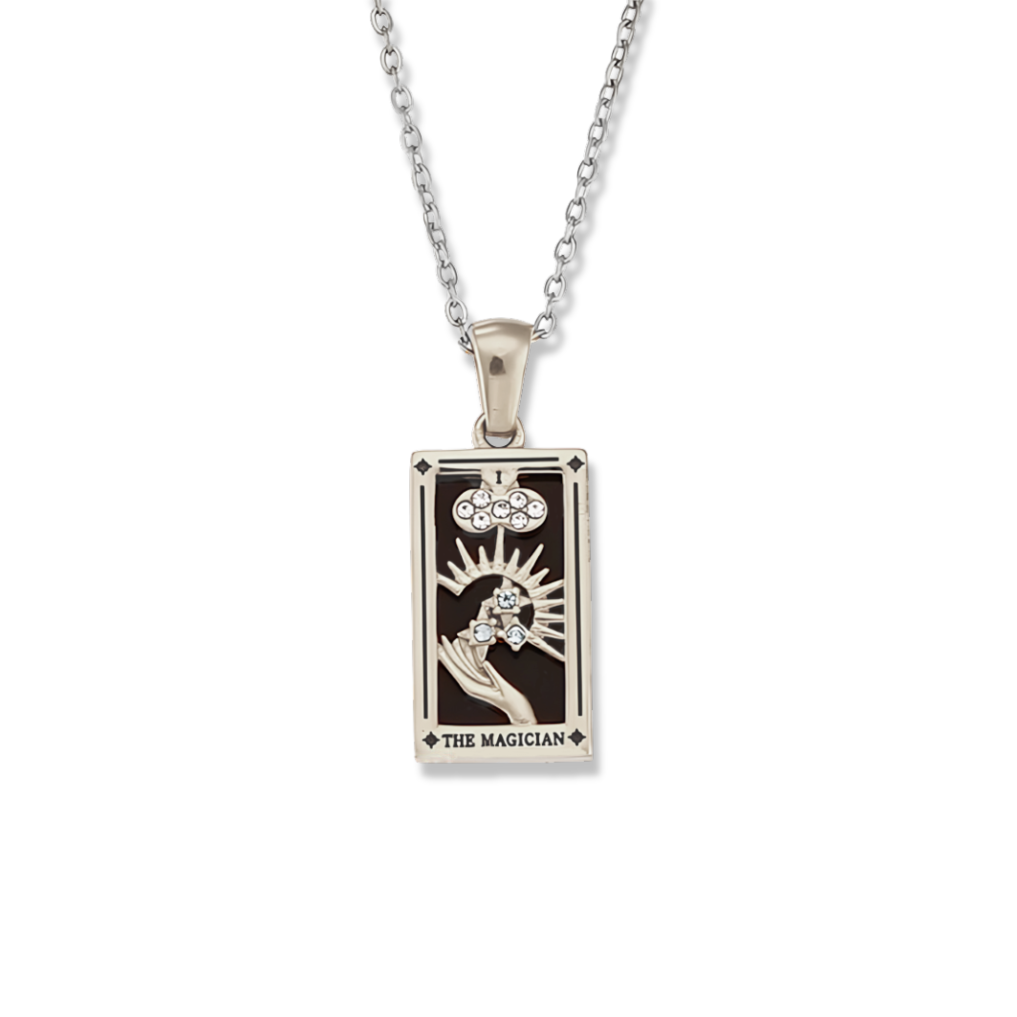 The Magician - Tarot card Dainty 18k | Silver Necklace