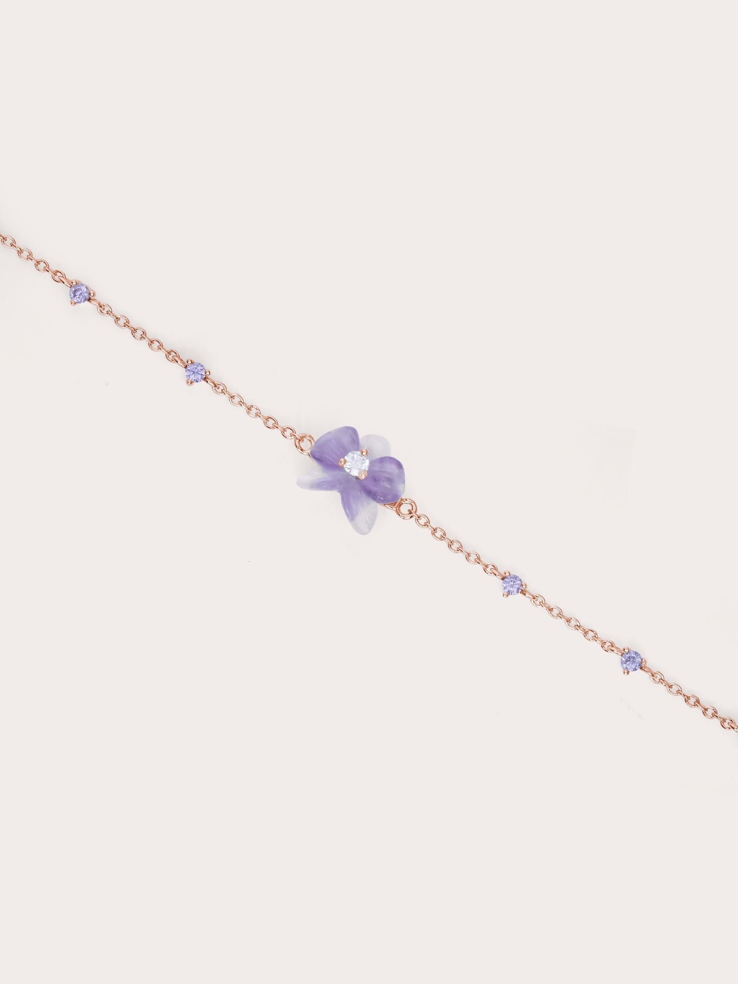 Purple Orchid Bracelet