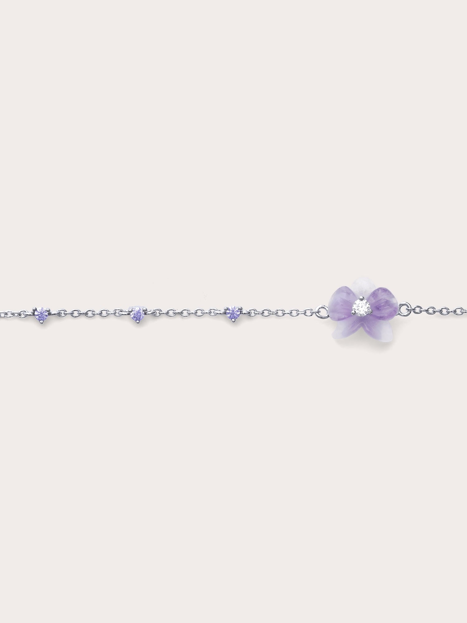 Purple Orchid Bracelet