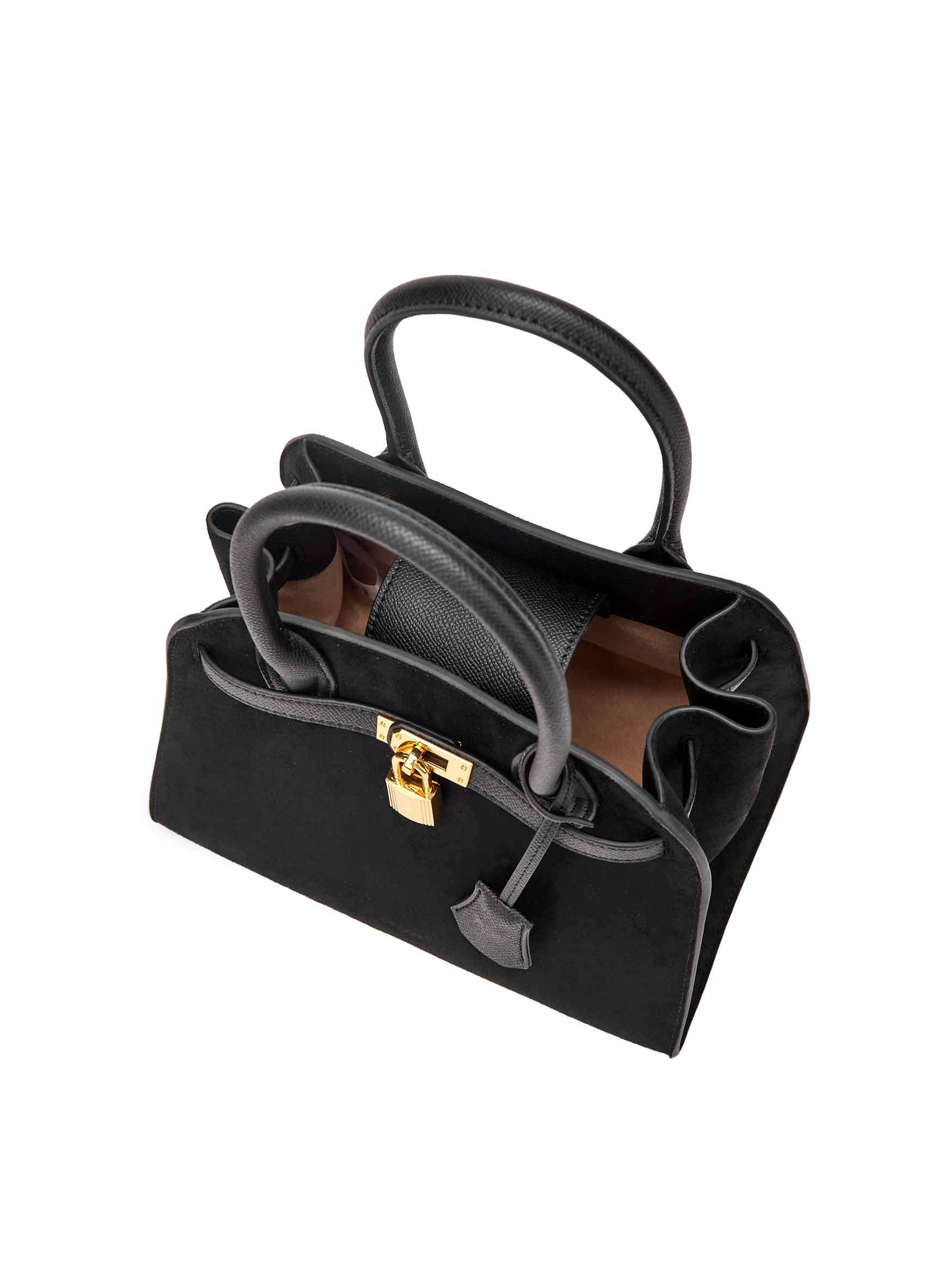 Ramona Top Handle Crossbody Bag - Black