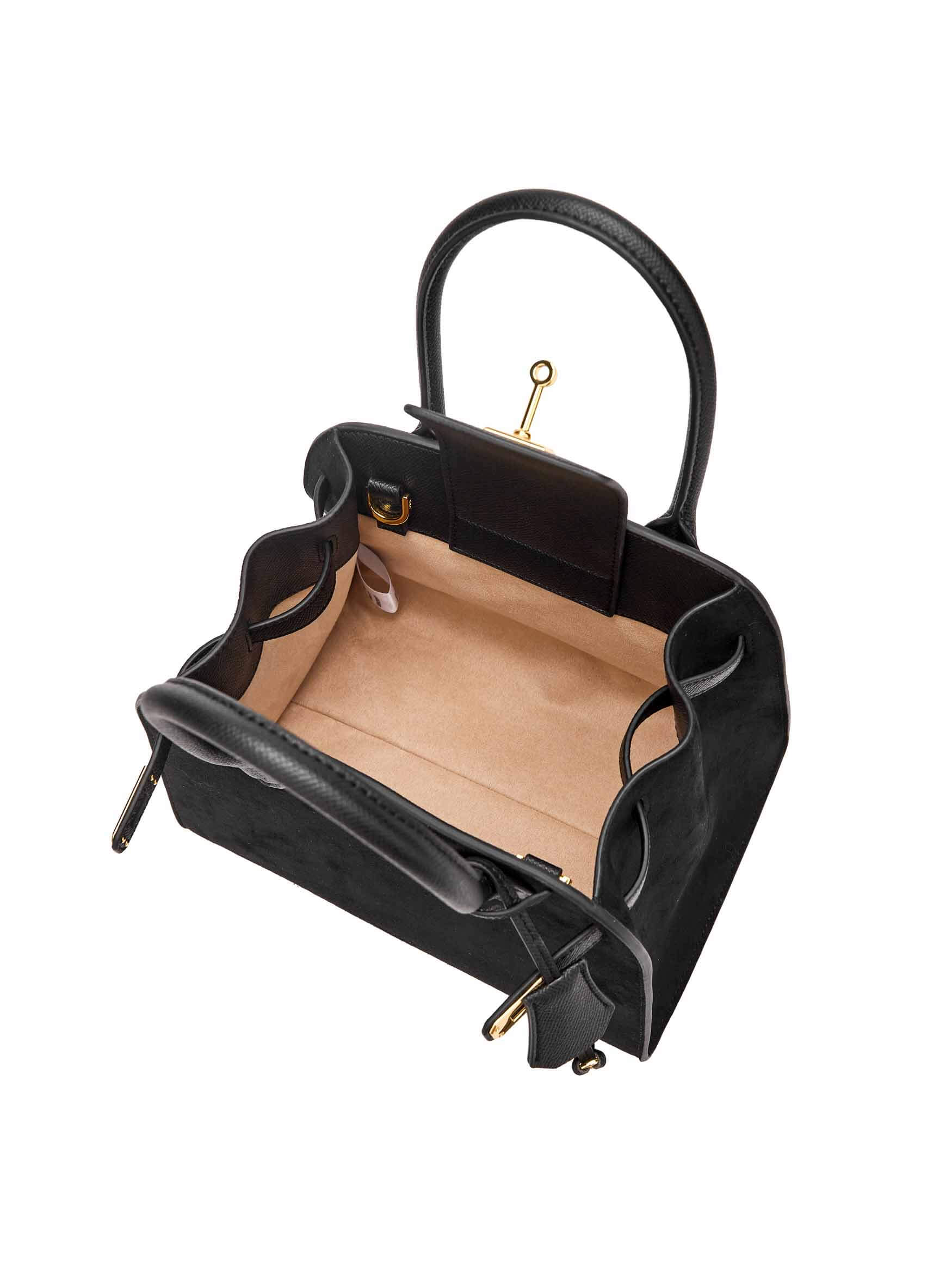 Ramona Top Handle Crossbody Bag - Black