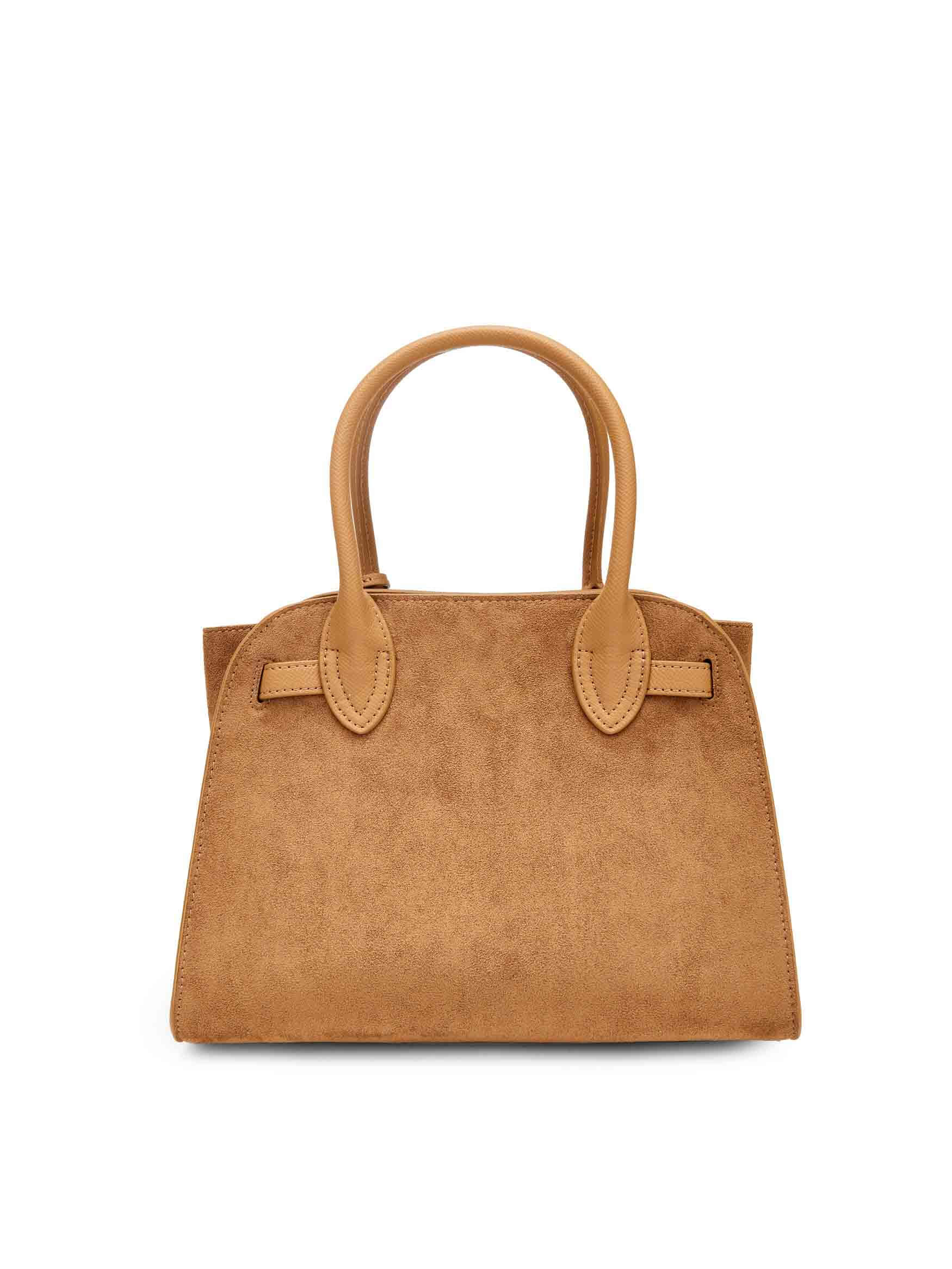Ramona Top Handle Crossbody Bag - Brown