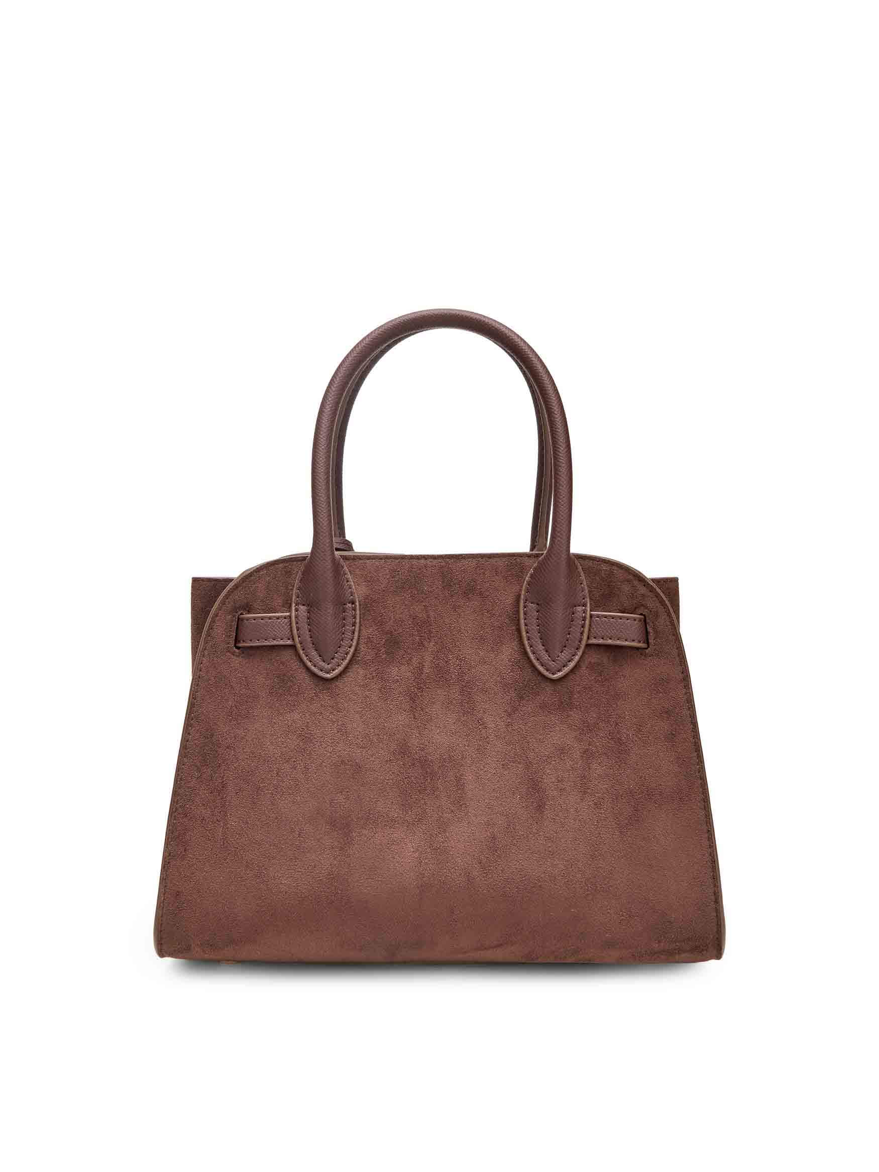Ramona Top Handle Crossbody Bag - Dark Brown