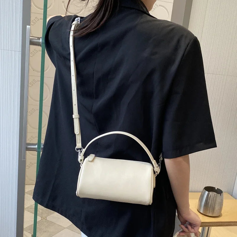 The Cecile — Leather Cylinder Bag