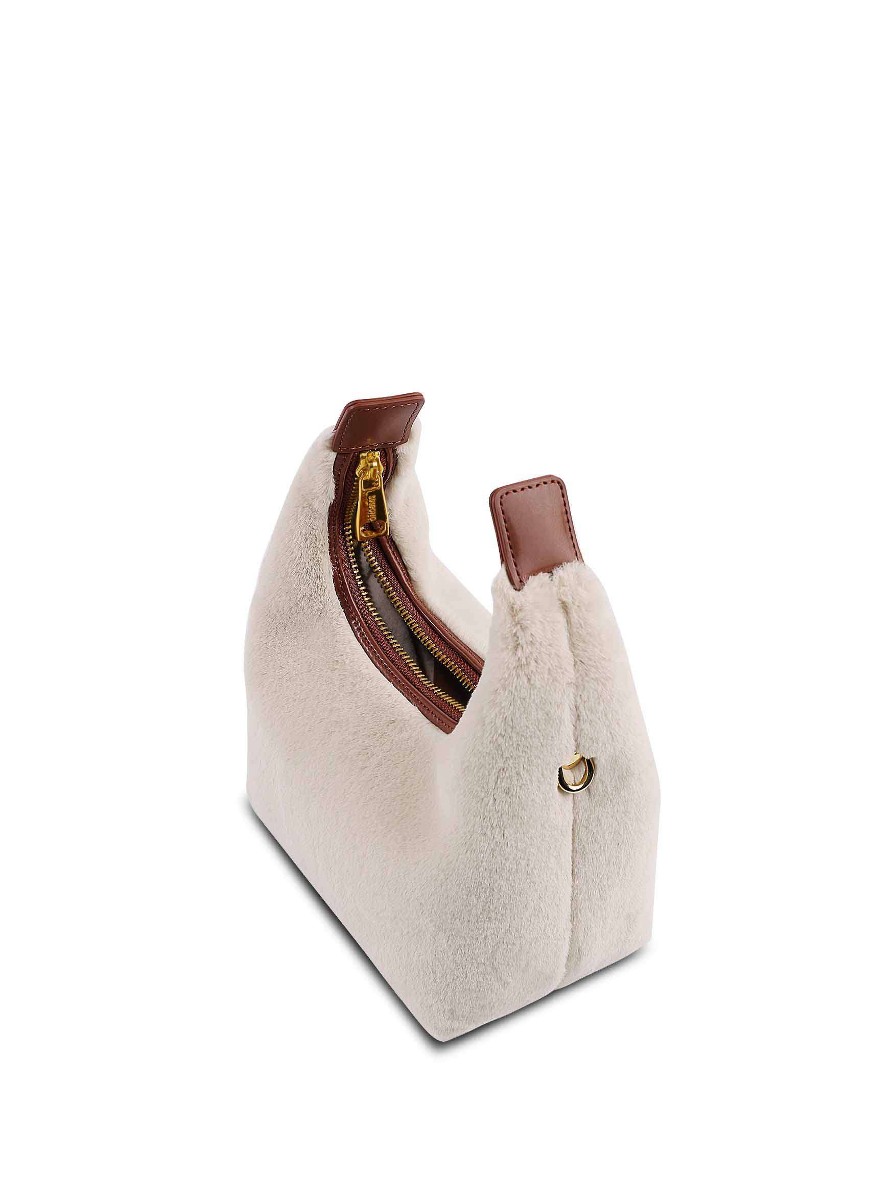 Vienna Top Handle Crossbody Bag- Light Beige