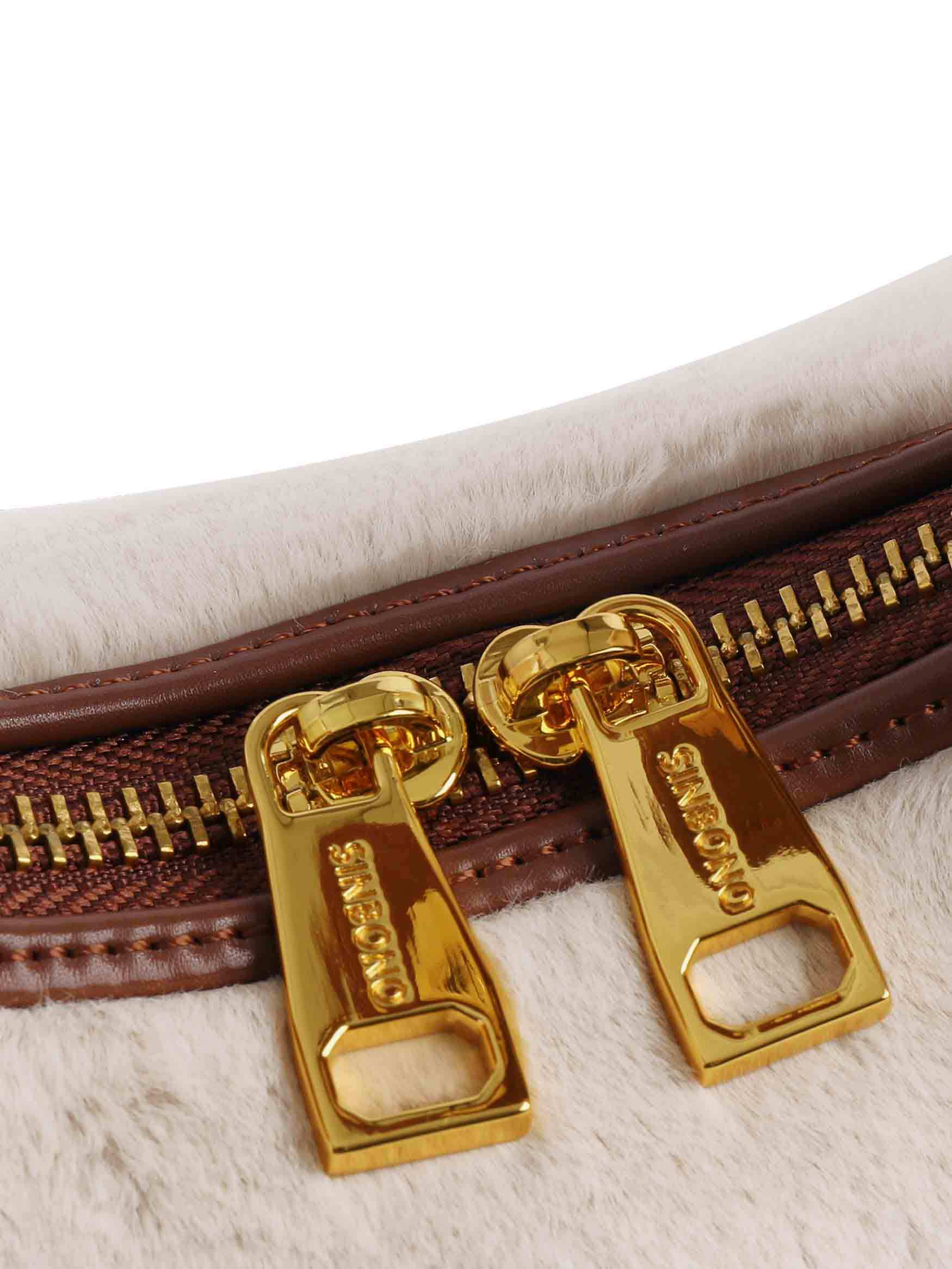 Vienna Top Handle Crossbody Bag- Light Beige