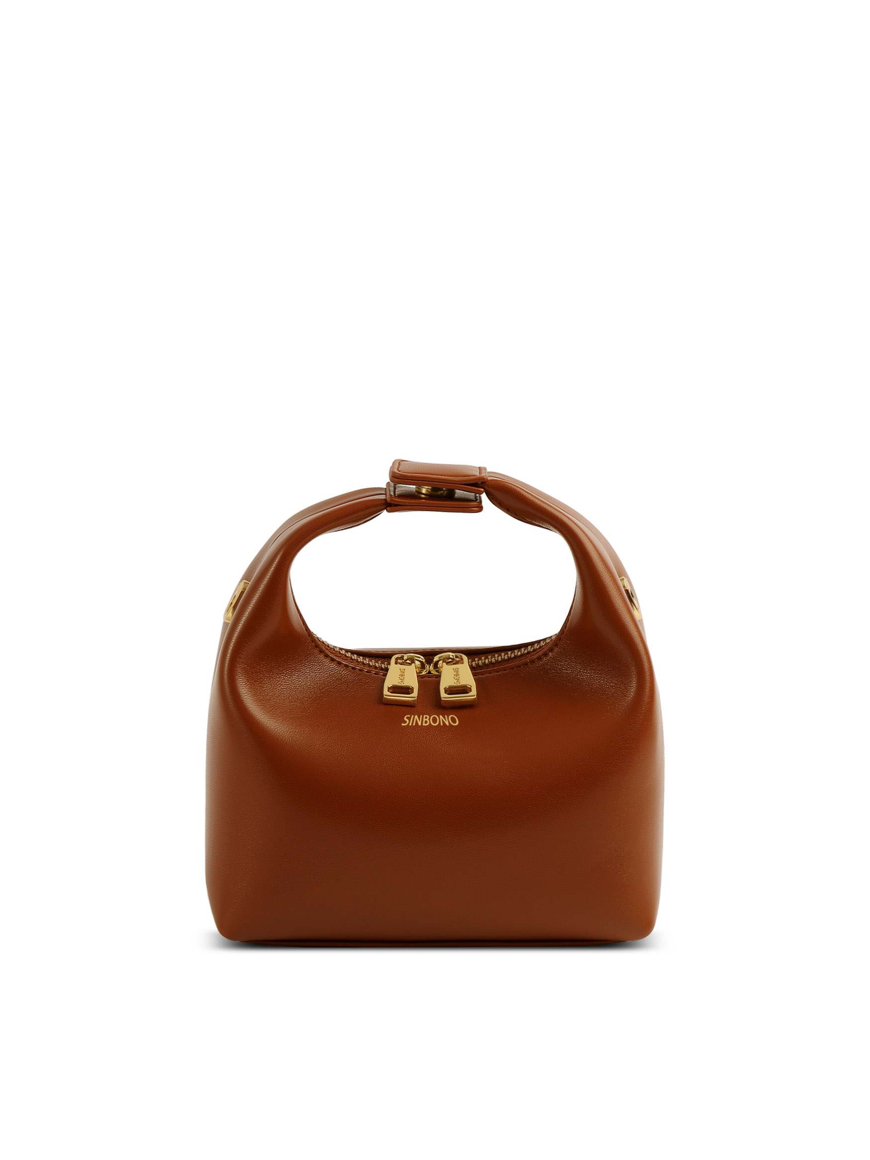 Vienna Top Handle Crossbody Bag - Brown