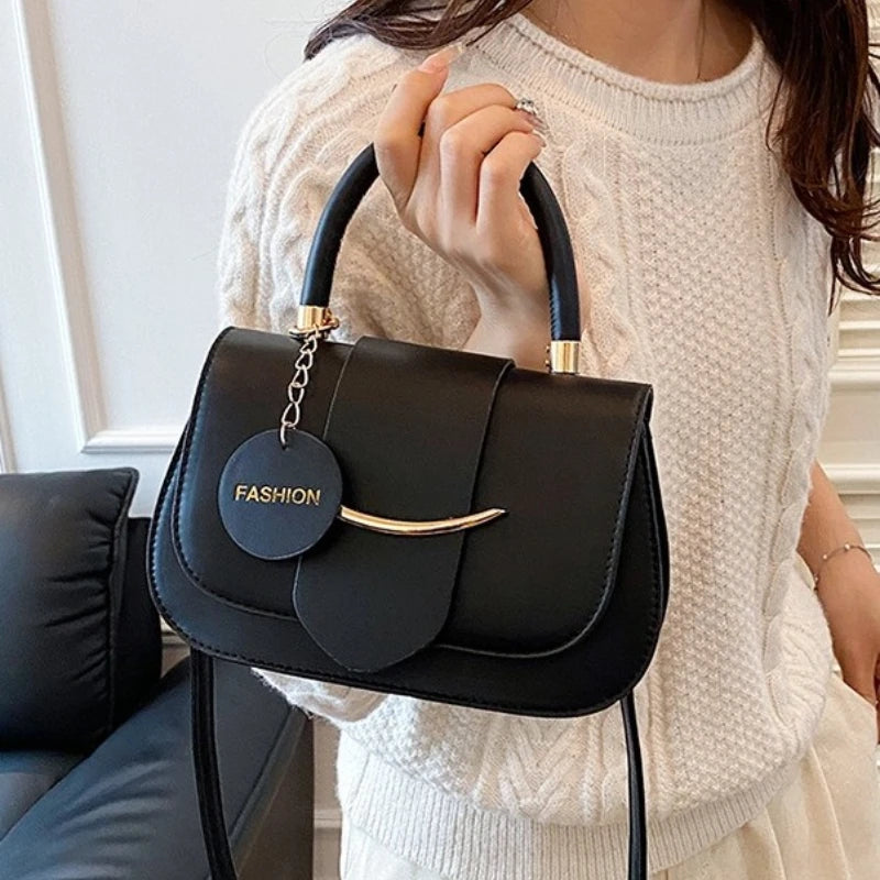 Women Crossbody Bag,Retro Faux Leather Top Handle Bag Detachable Shoulder Bags Strap Fashion Charm, Elegant Everyday Purse