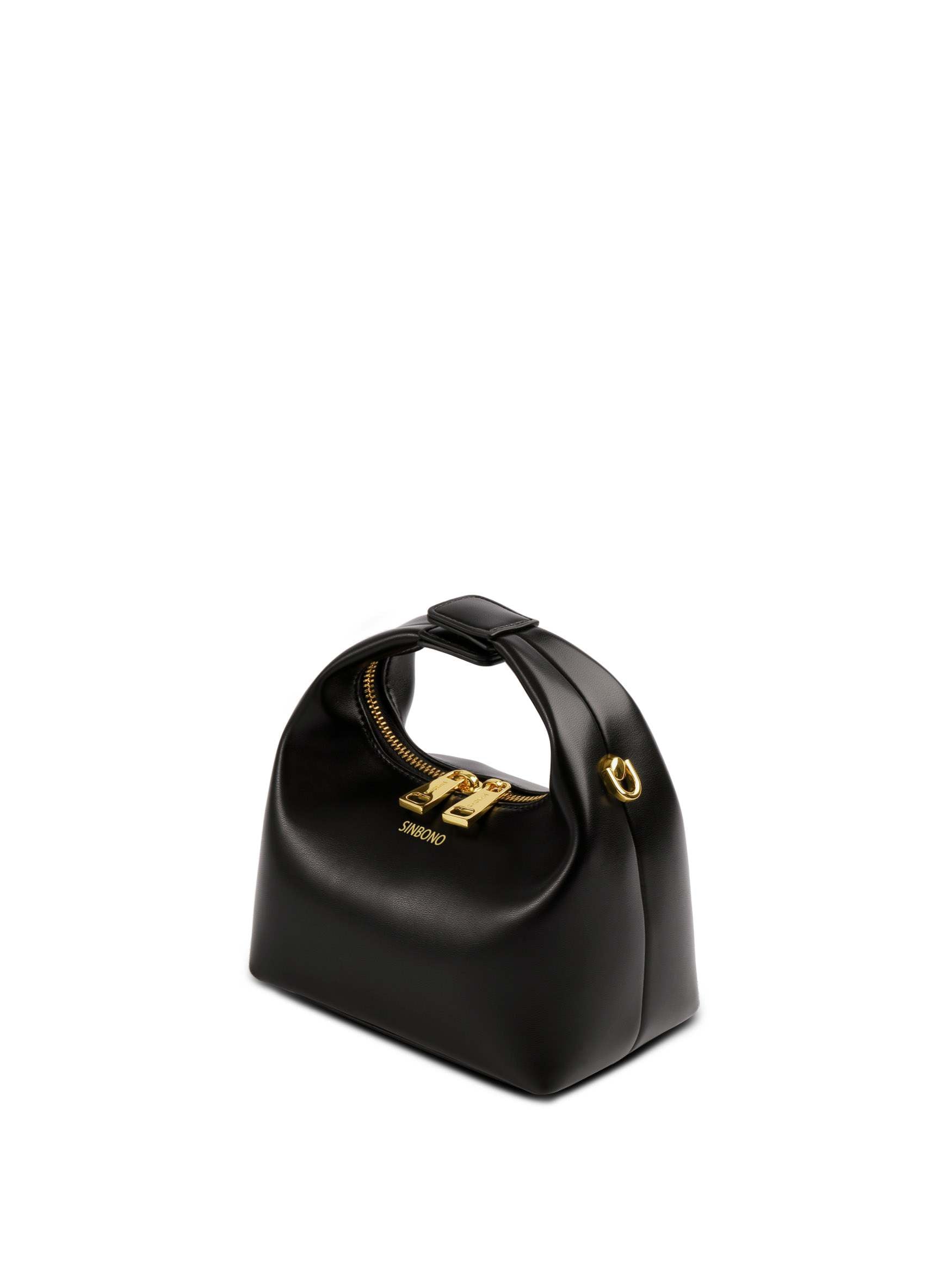 Vienna Top Handle Crossbody Bag - Black