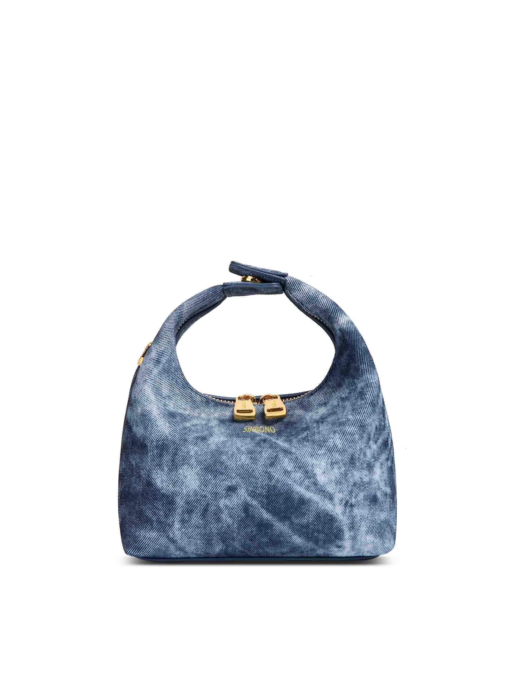 Vienna Top Handle Crossbody Bag - Deep Blue