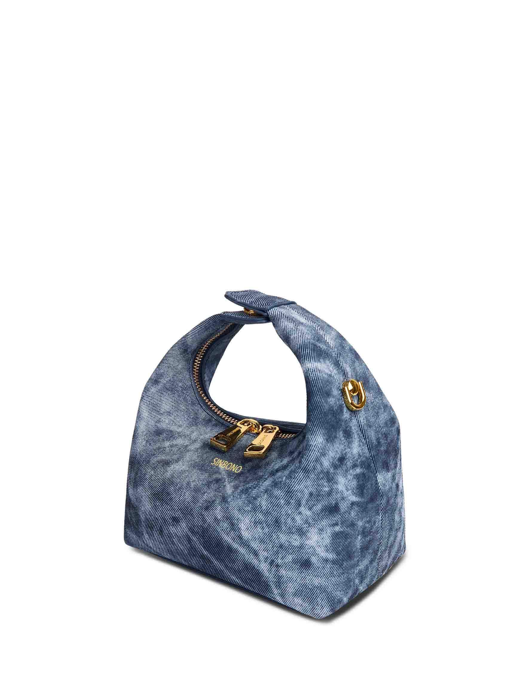 Vienna Top Handle Crossbody Bag - Deep Blue