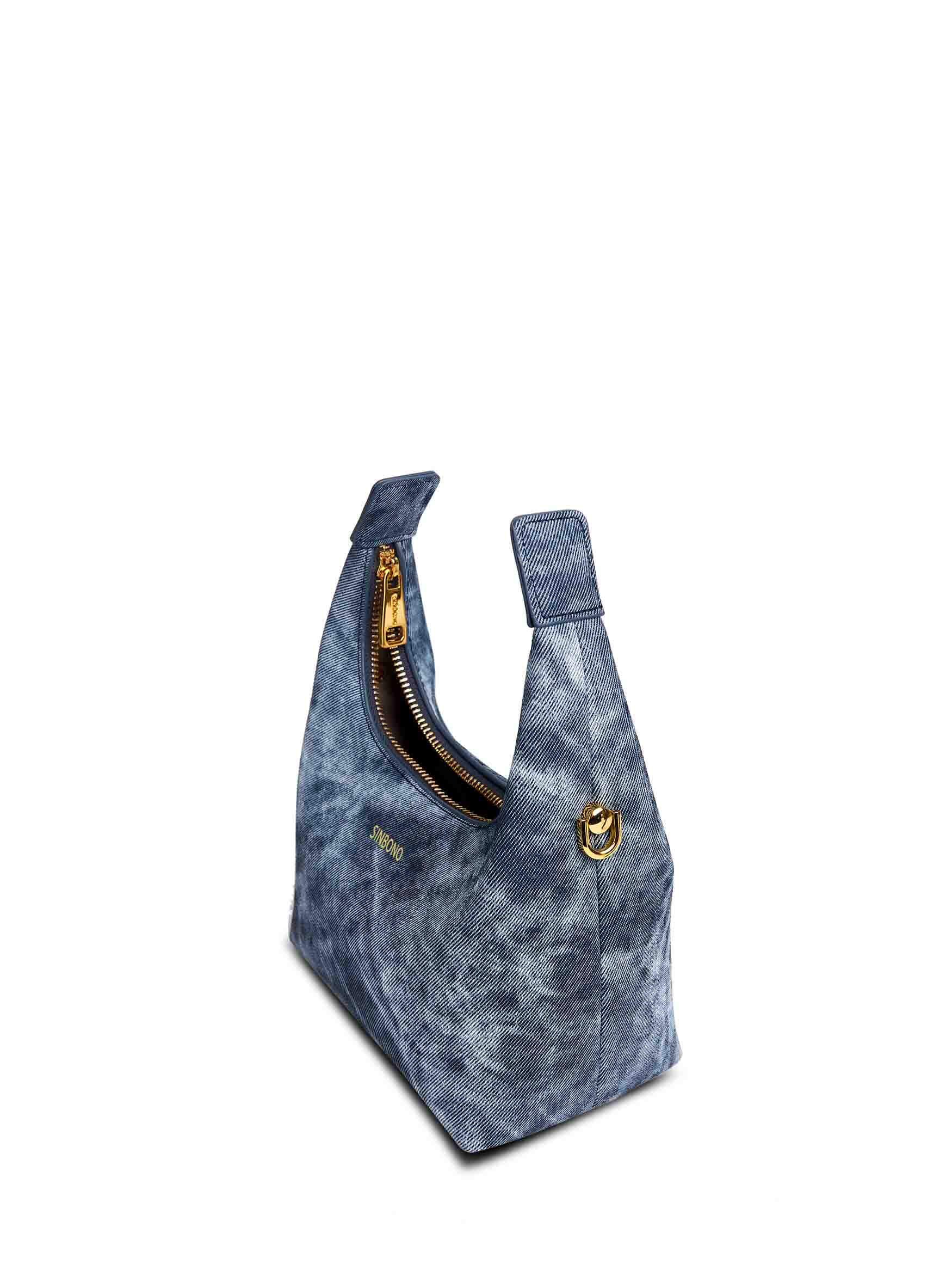 Vienna Top Handle Crossbody Bag - Deep Blue