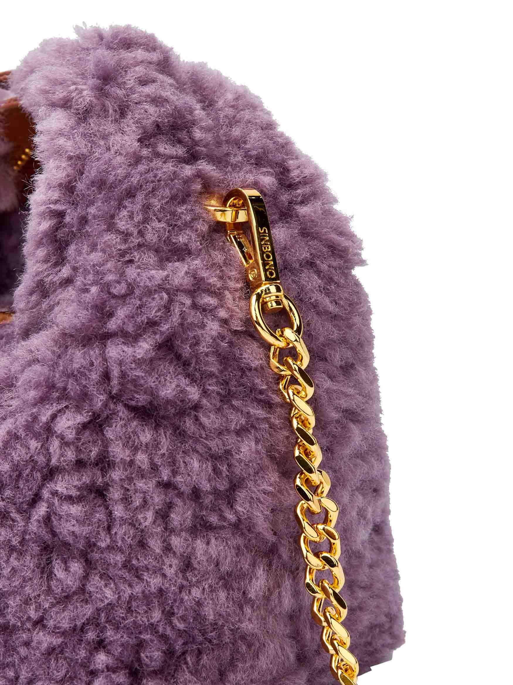 Vienna Top Handle Crossbody Bag - Grape Purple